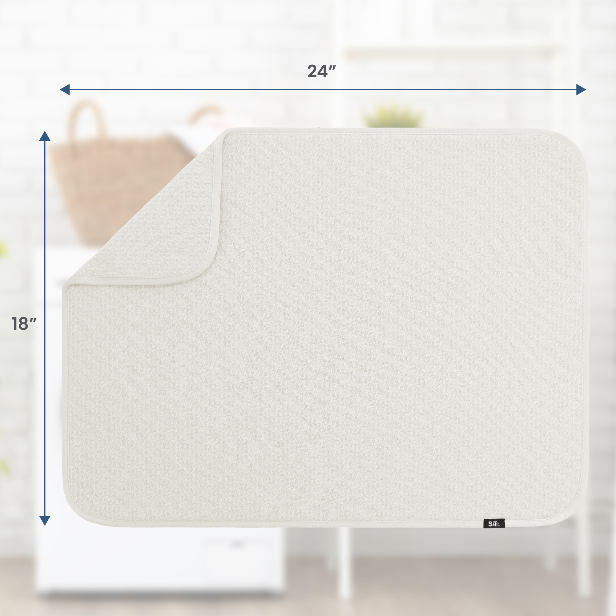 XL honeycomb dish drying mat