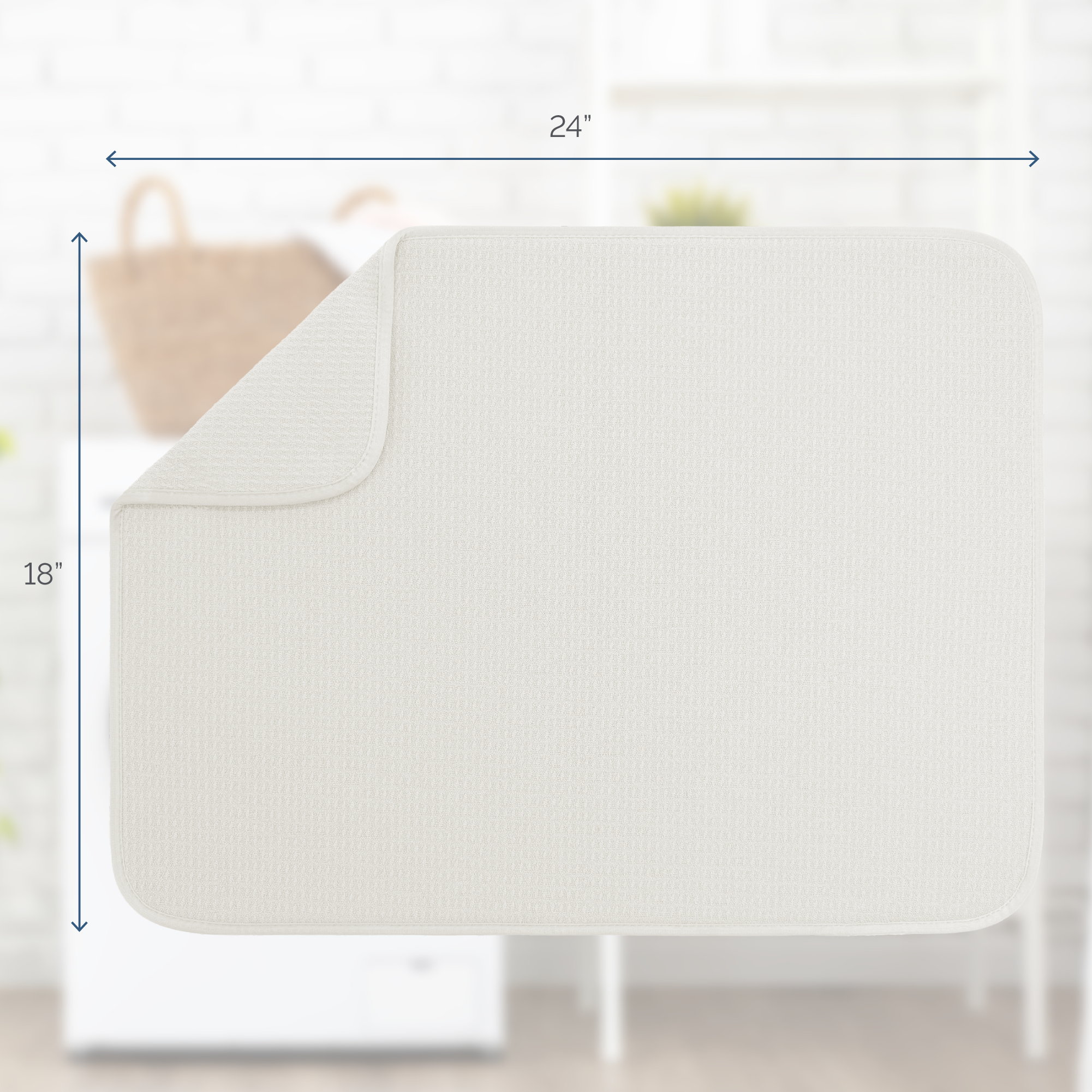 XL honeycomb dish drying mat