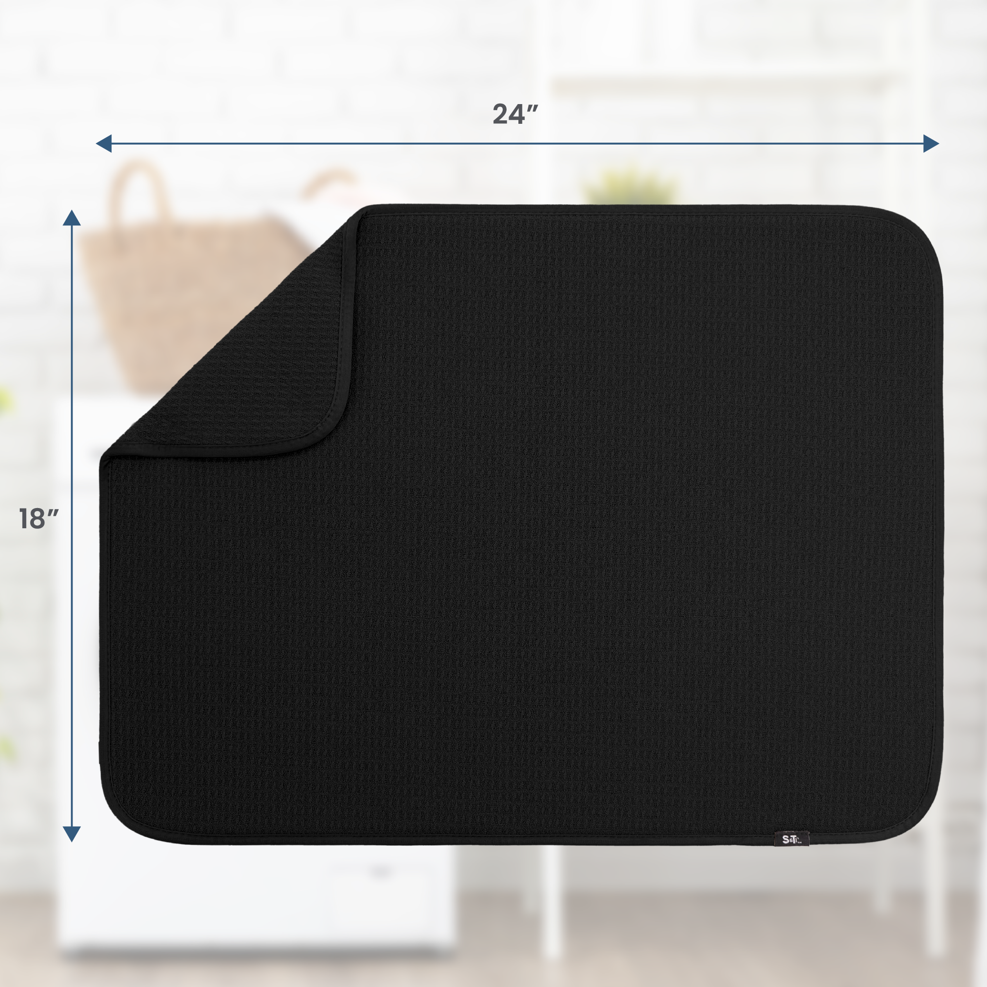 XL honeycomb dish drying mat