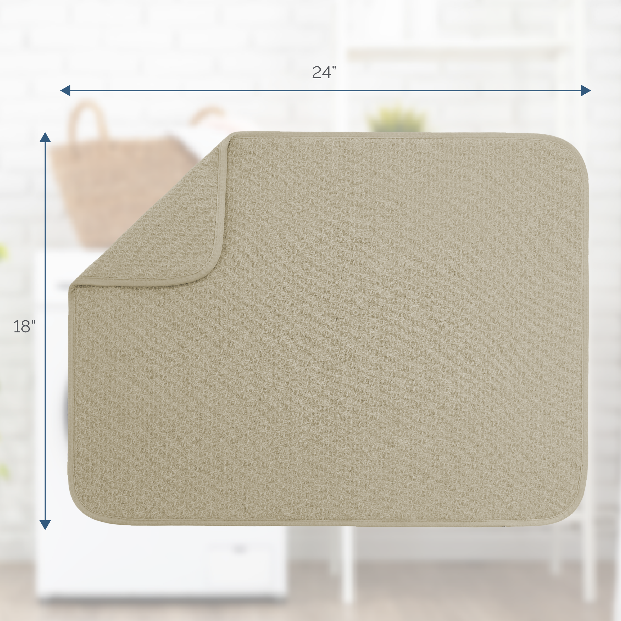 XL honeycomb dish drying mat