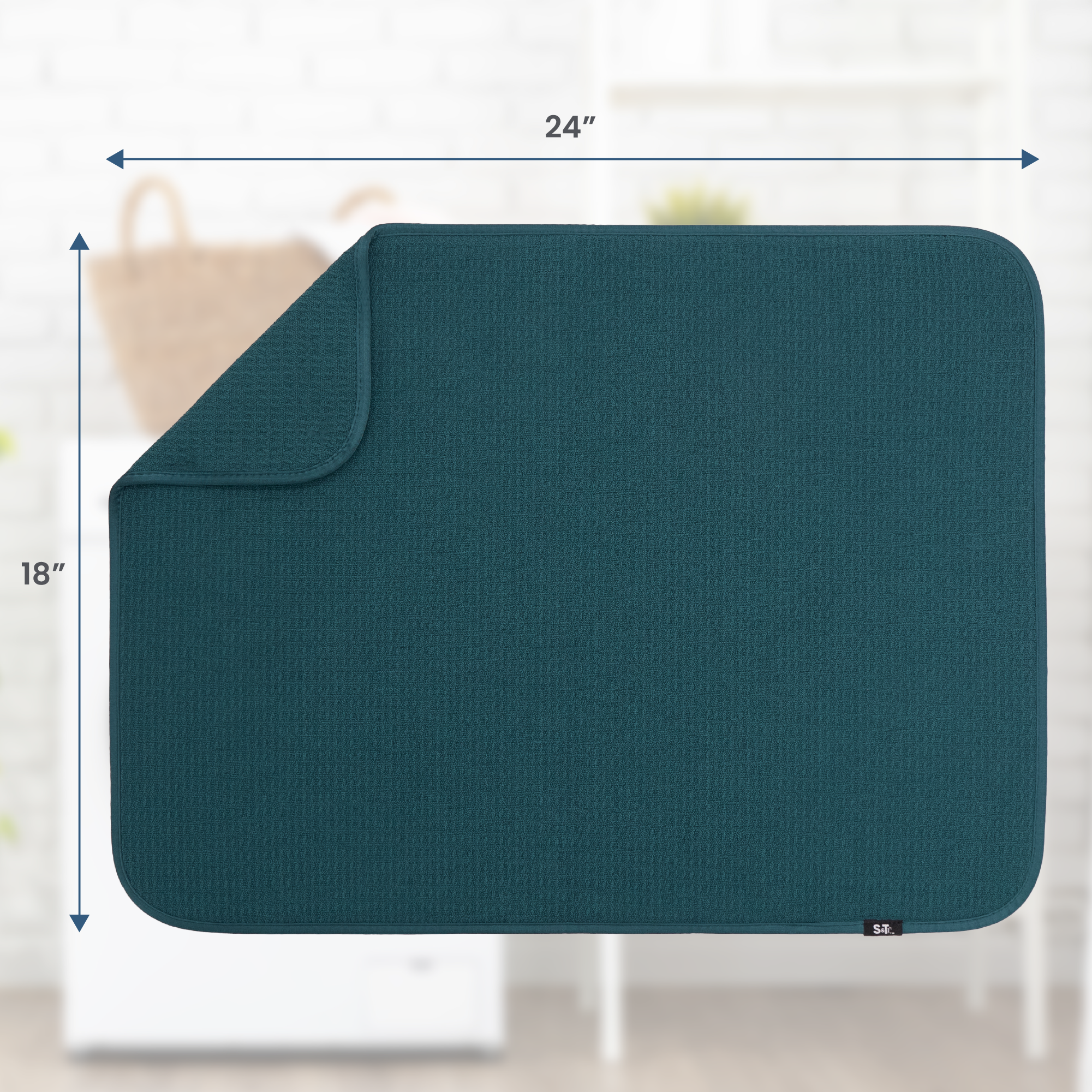 XL honeycomb dish drying mat