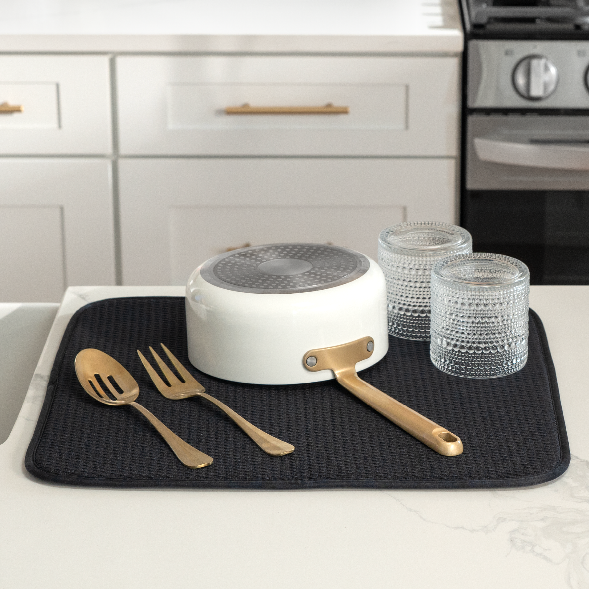 diamond dish drying mat
