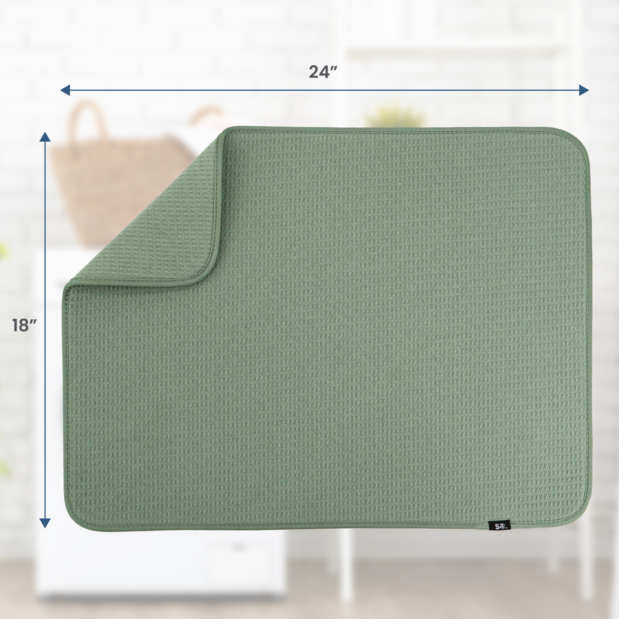 XL honeycomb dish drying mat