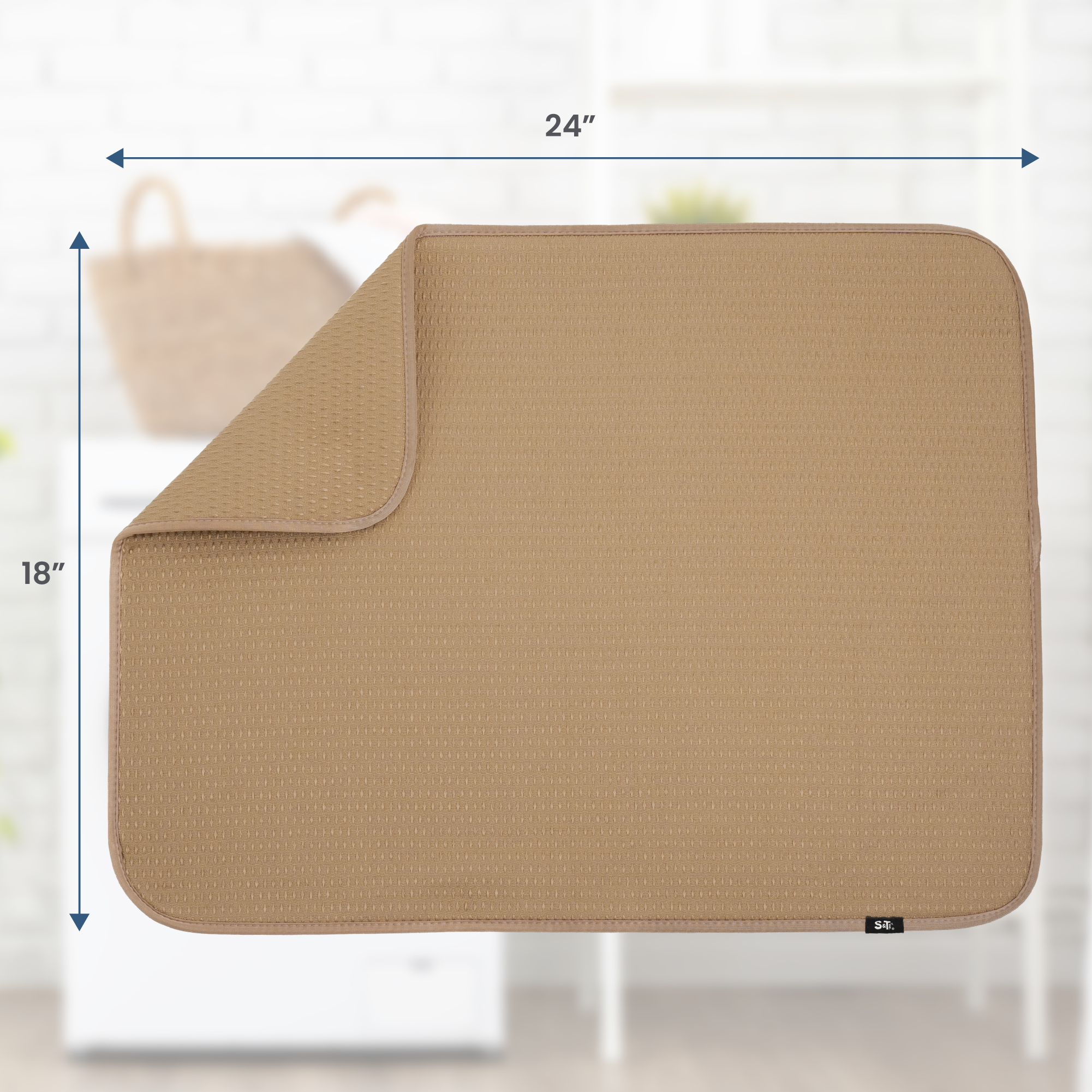 XL diamond dish drying mat