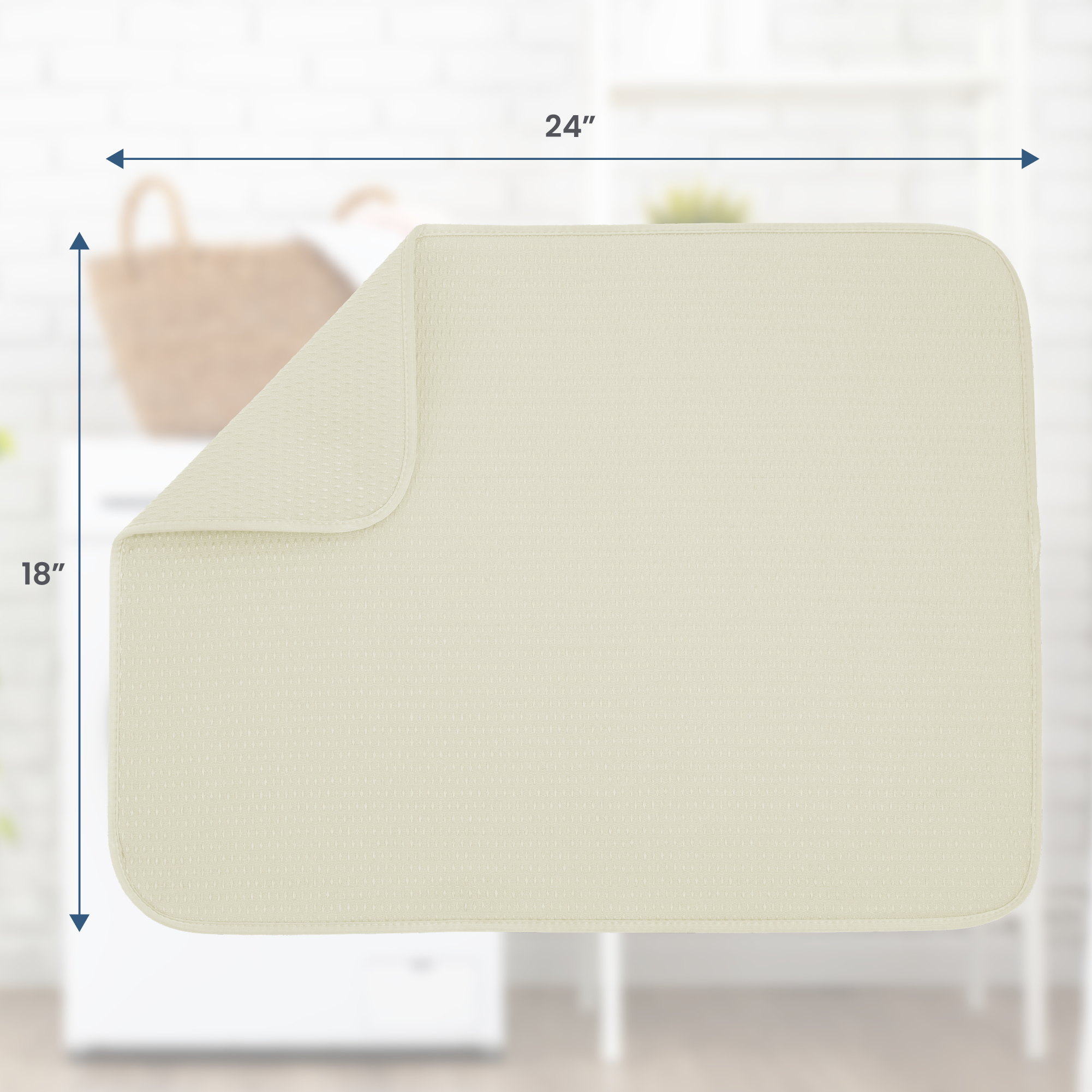 XL diamond dish drying mat