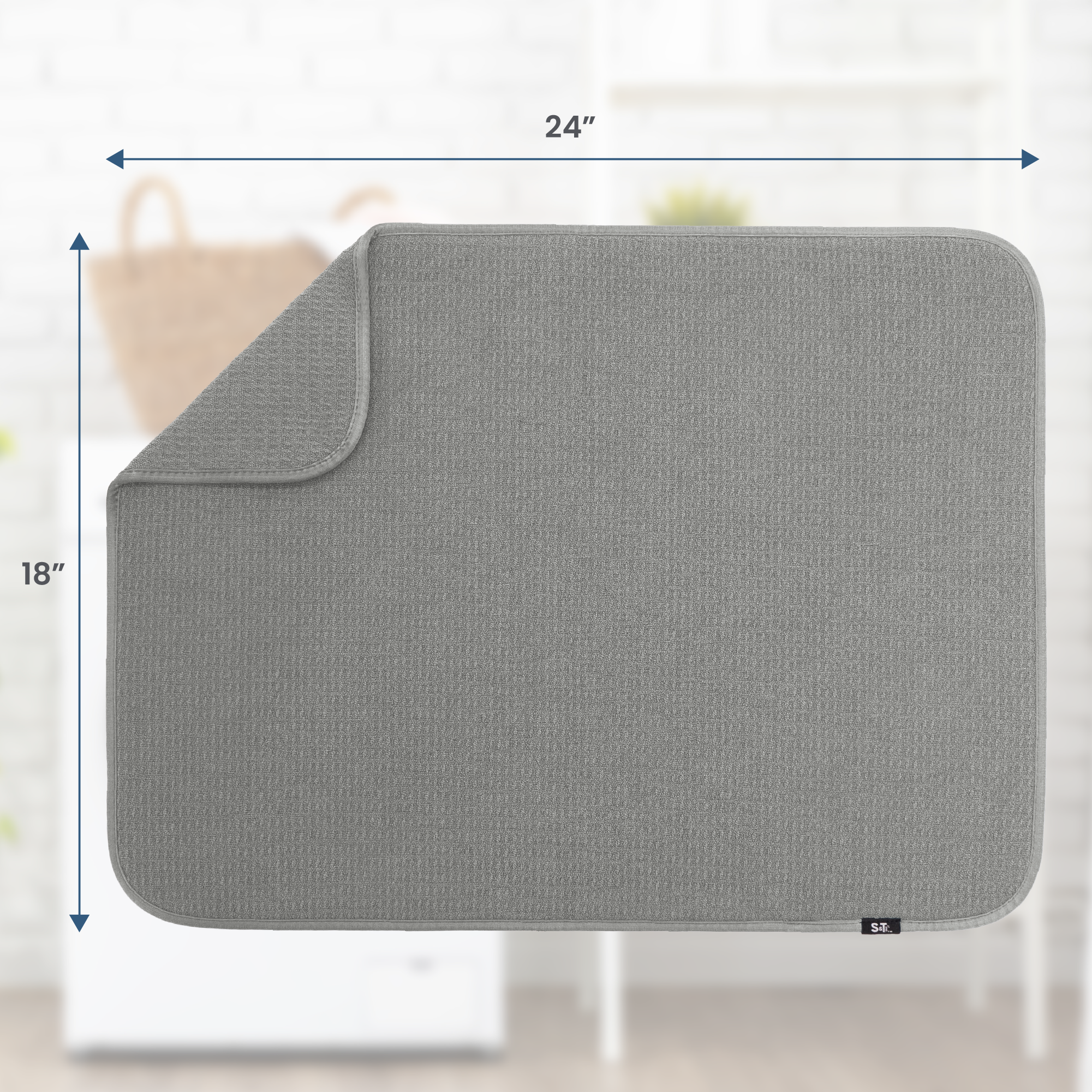 XL honeycomb dish drying mat