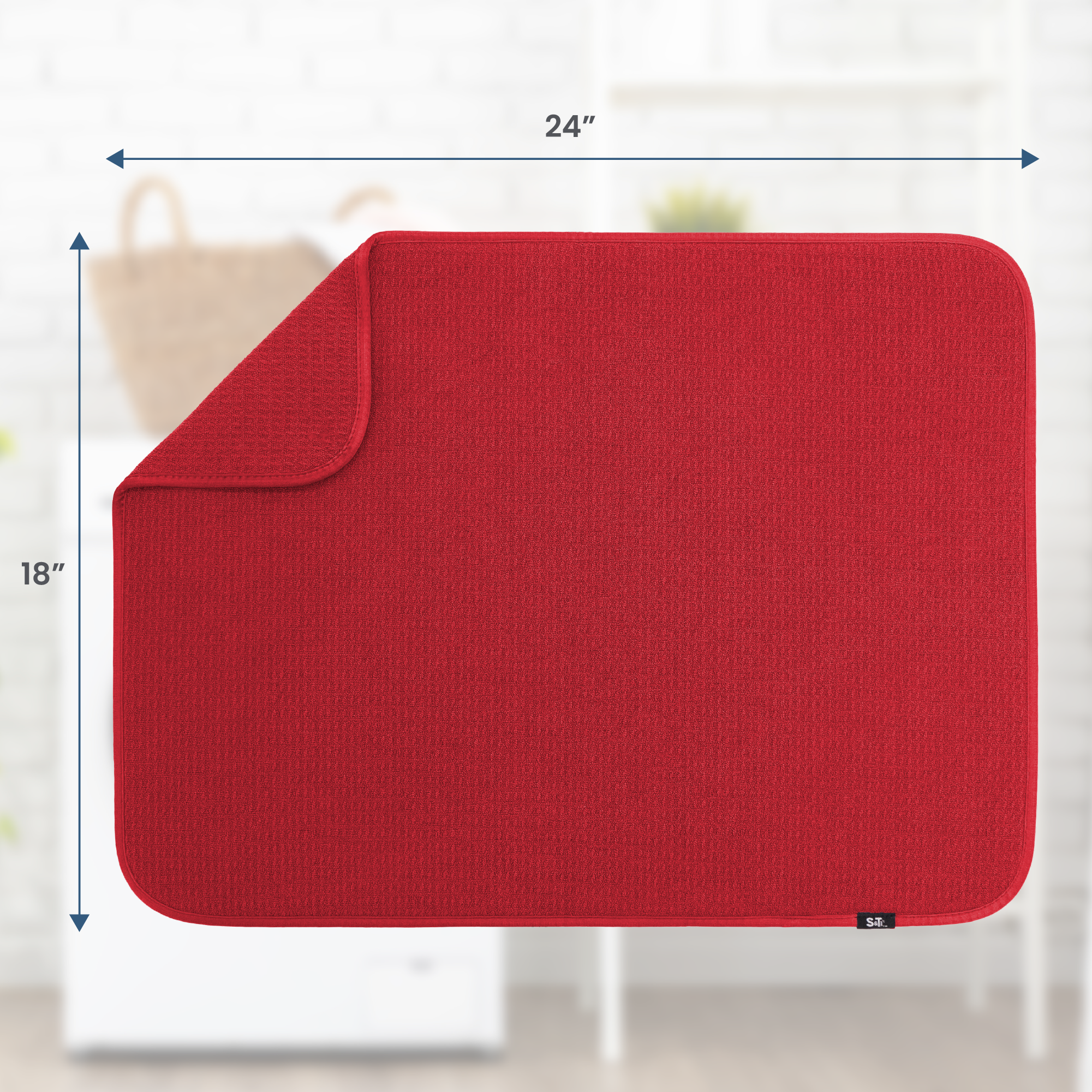 XL honeycomb dish drying mat