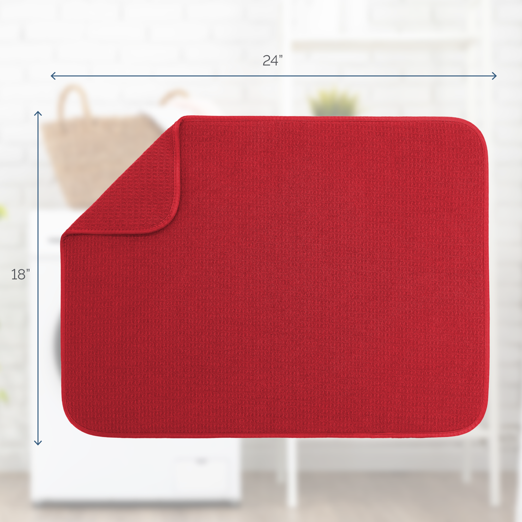XL honeycomb dish drying mat