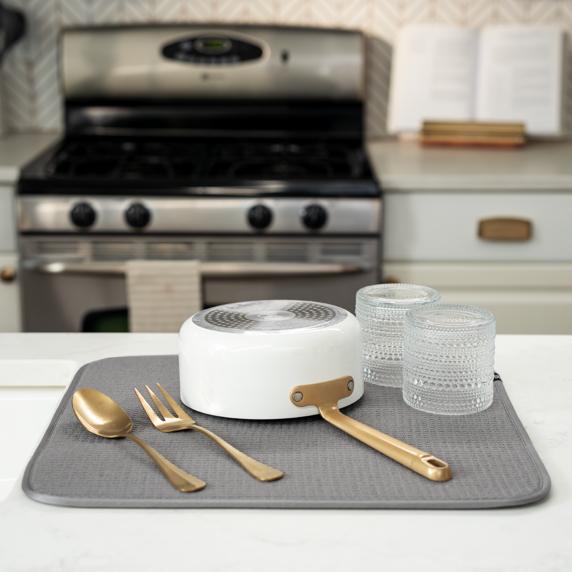 honeycomb dish drying mat