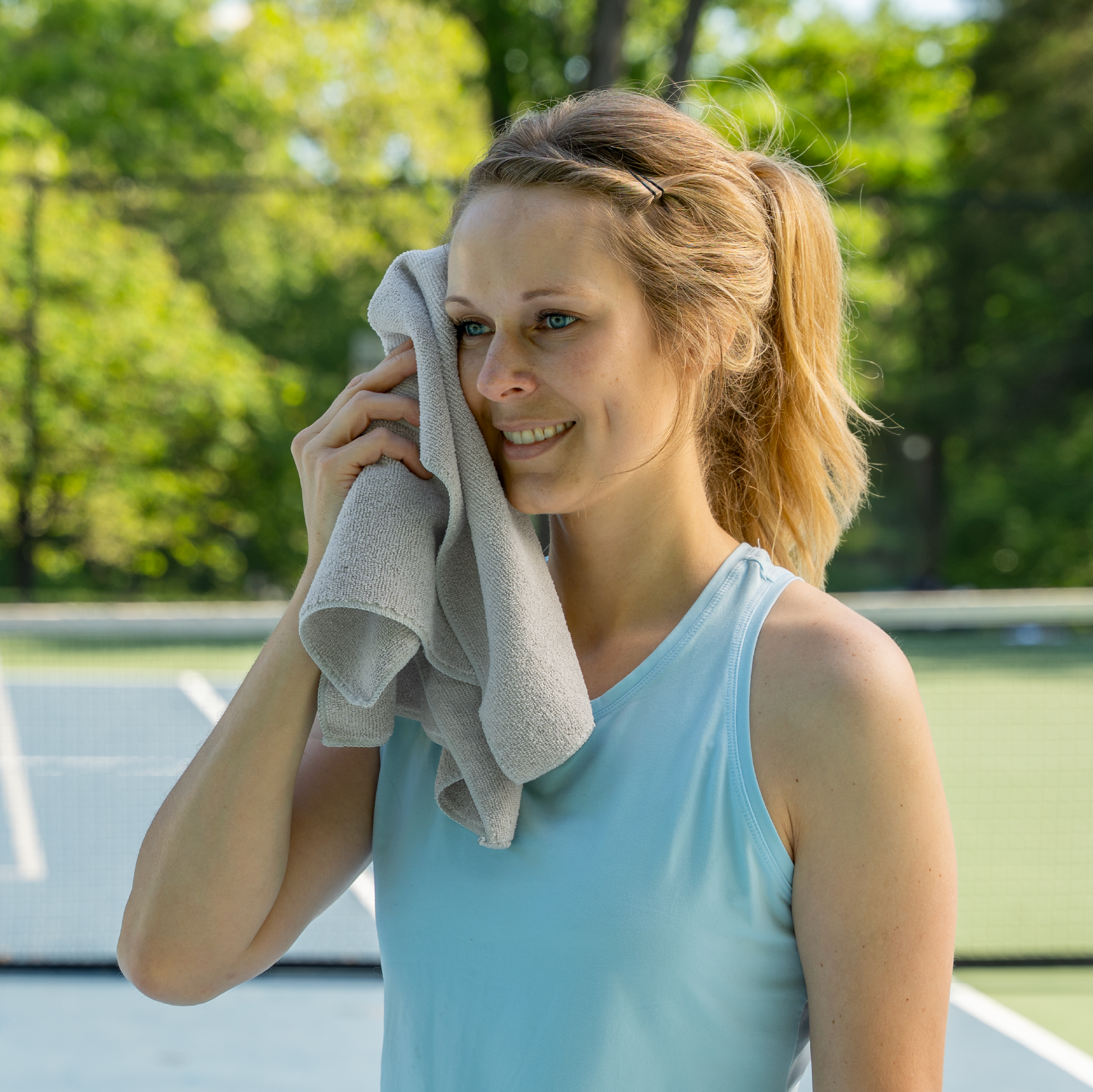 terry exercise towels