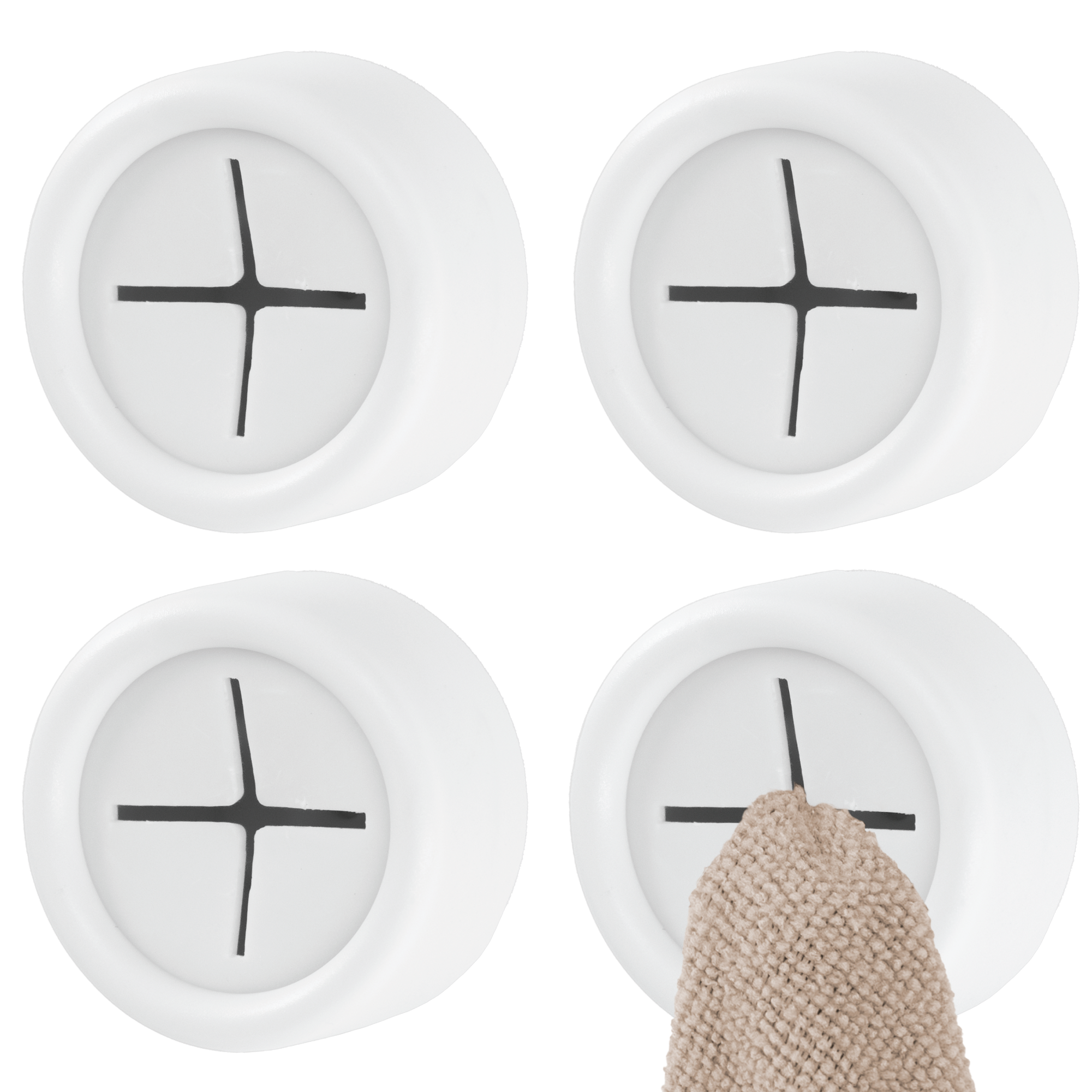 towel push hooks