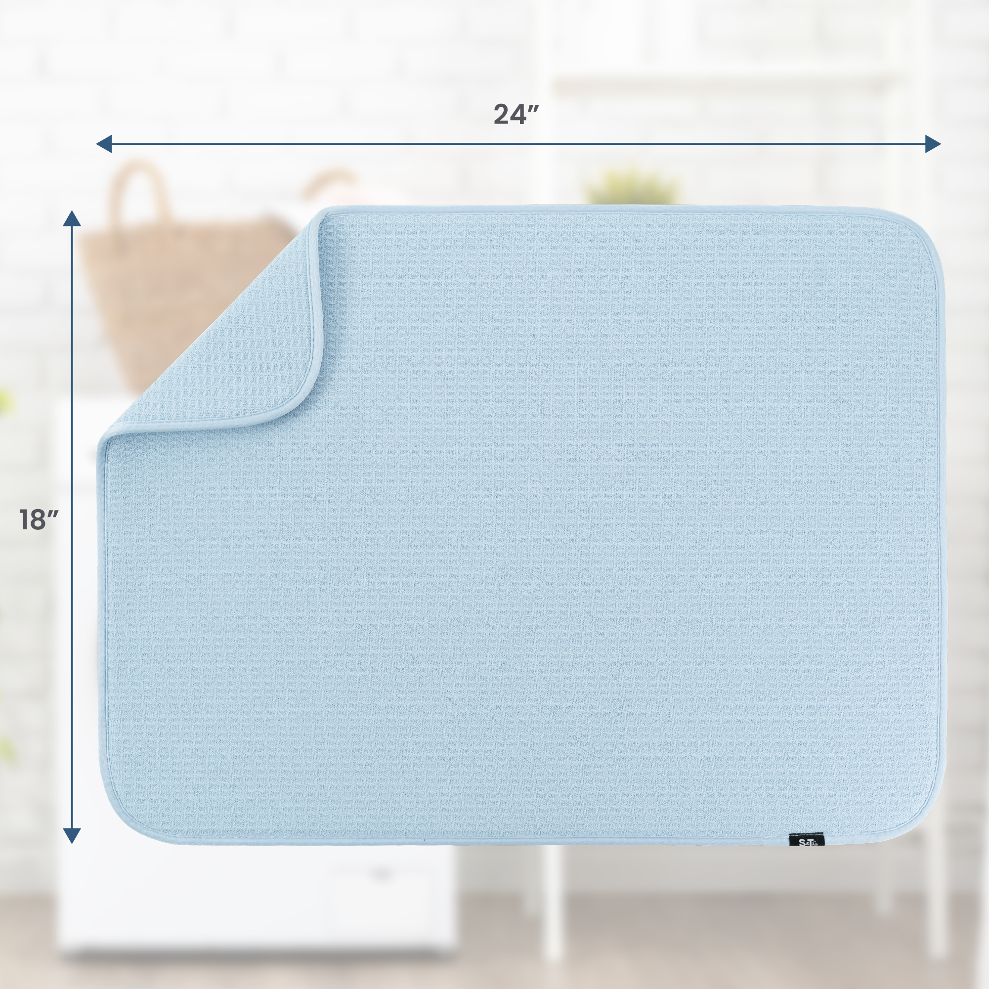 XL honeycomb dish drying mat