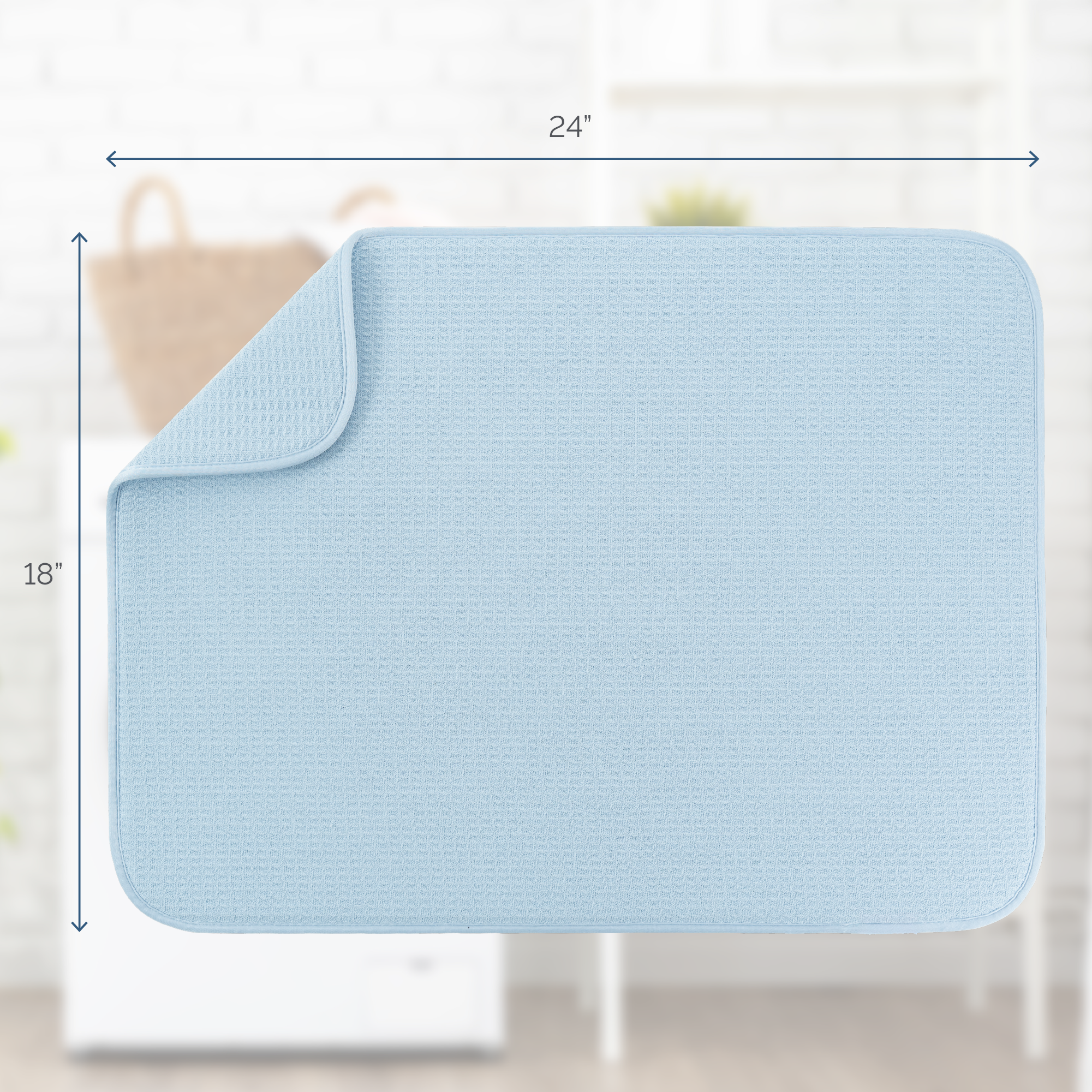 XL honeycomb dish drying mat
