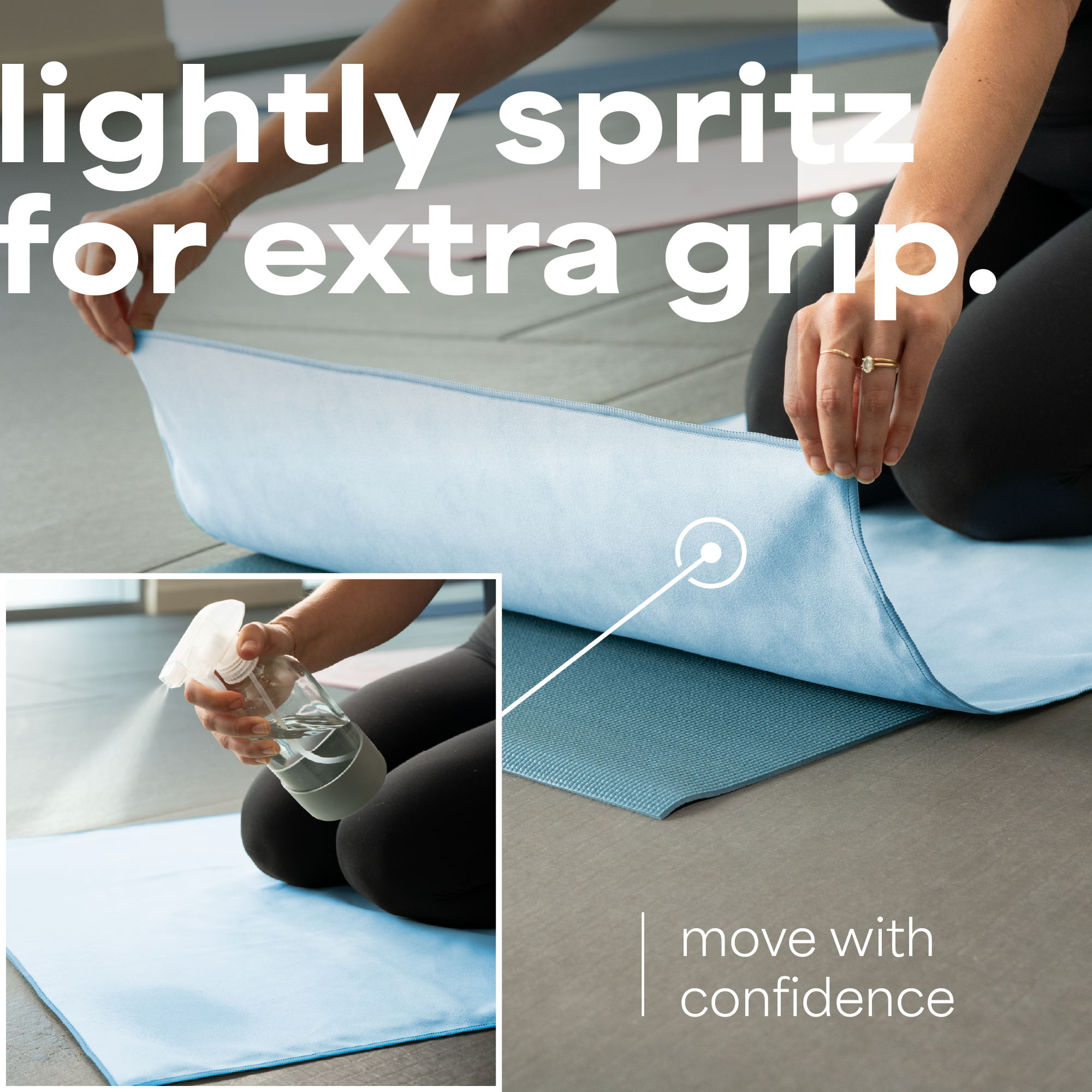 yoga mat towels