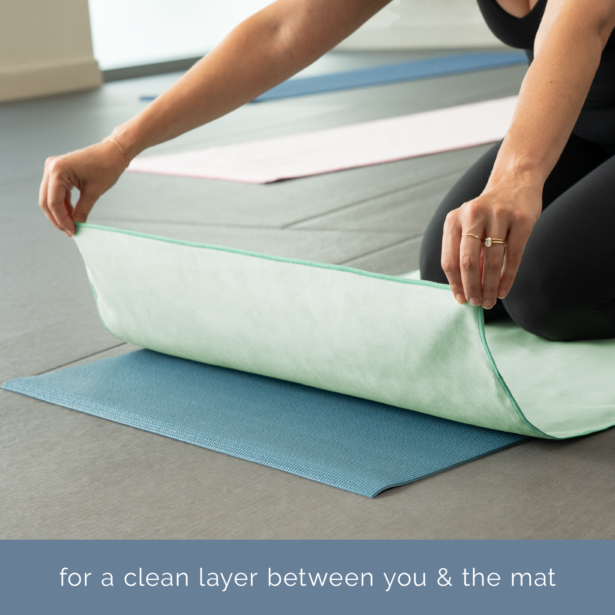 yoga mat towels 2 pack