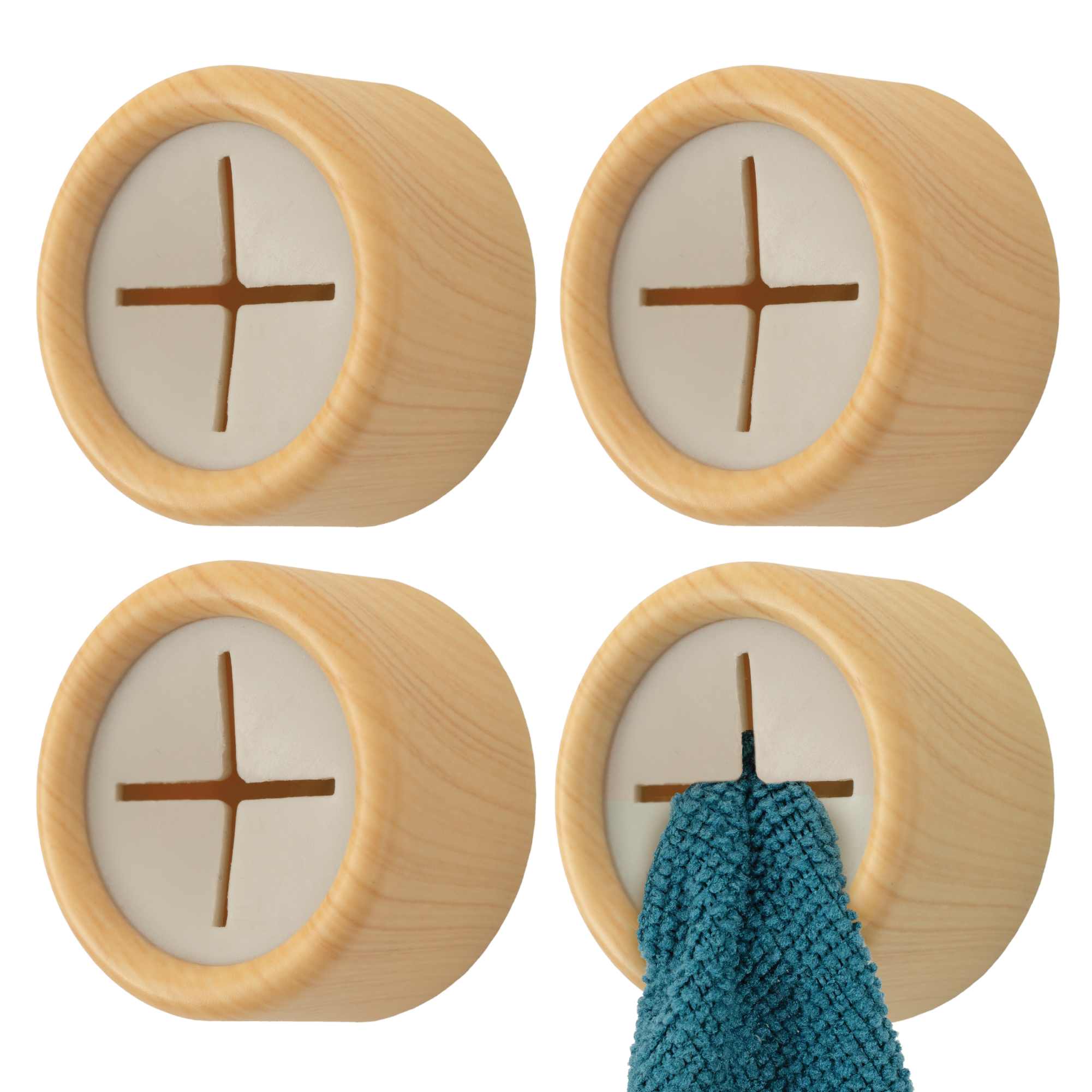 towel push hooks