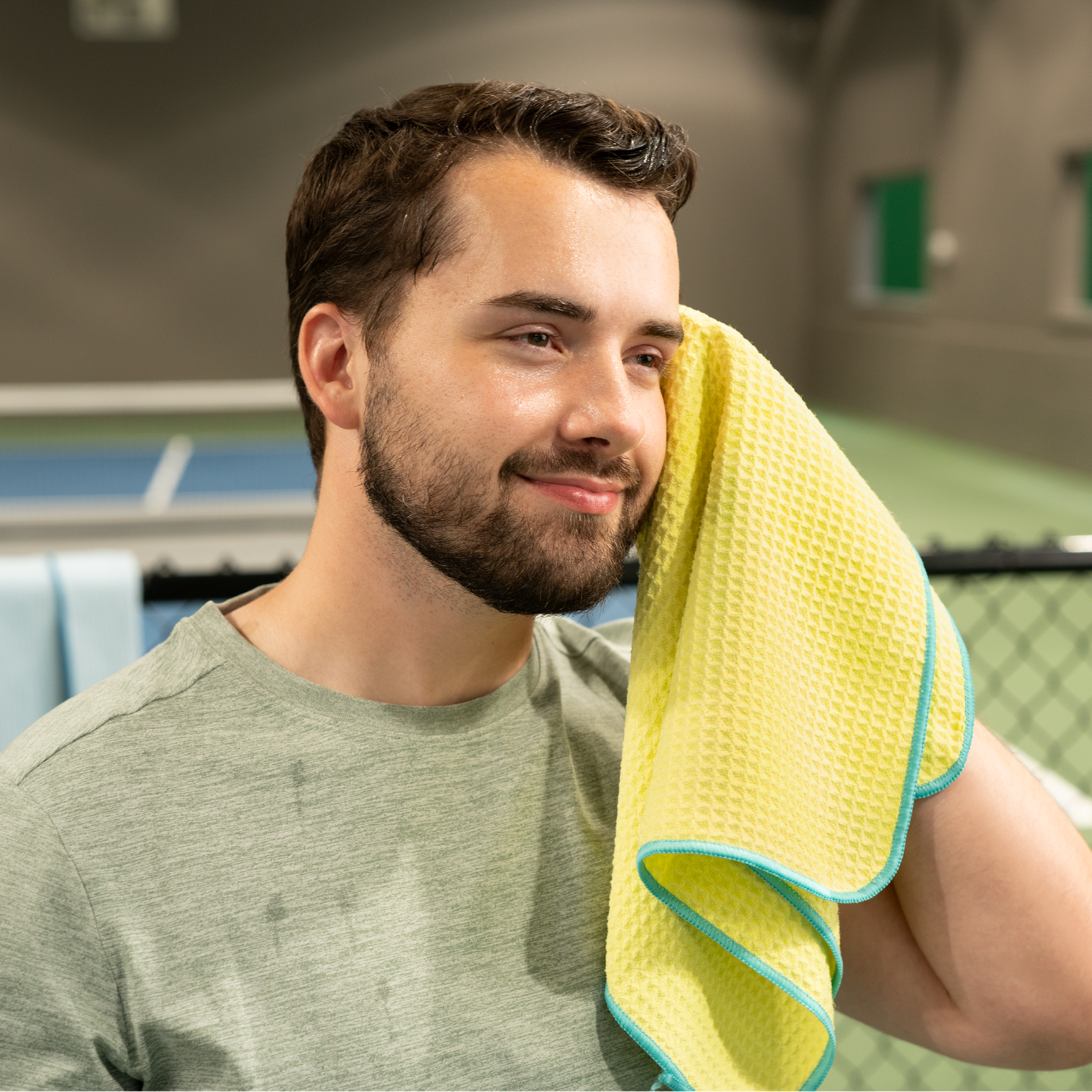 microfiber honeycomb gym towels