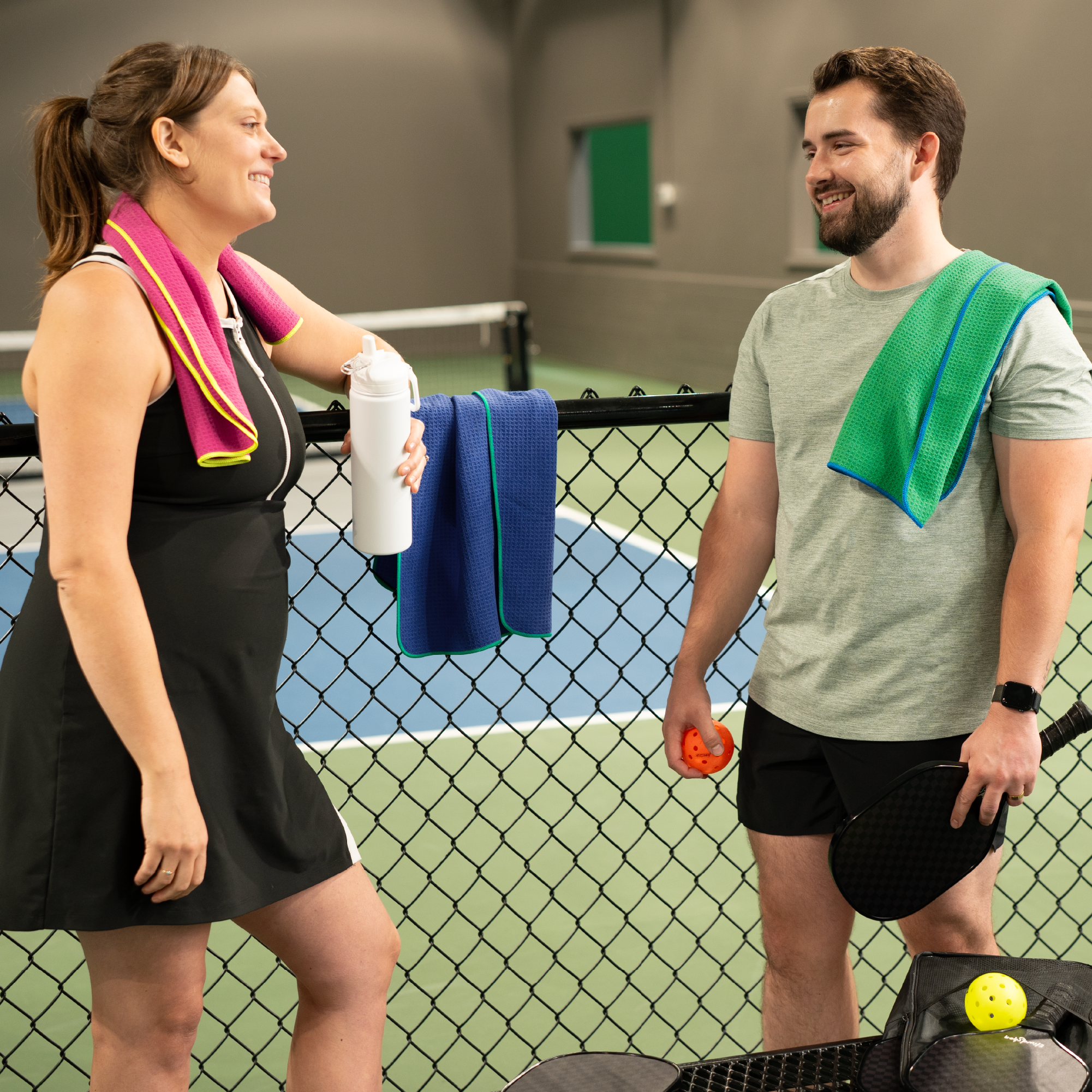 honeycomb exercise towels