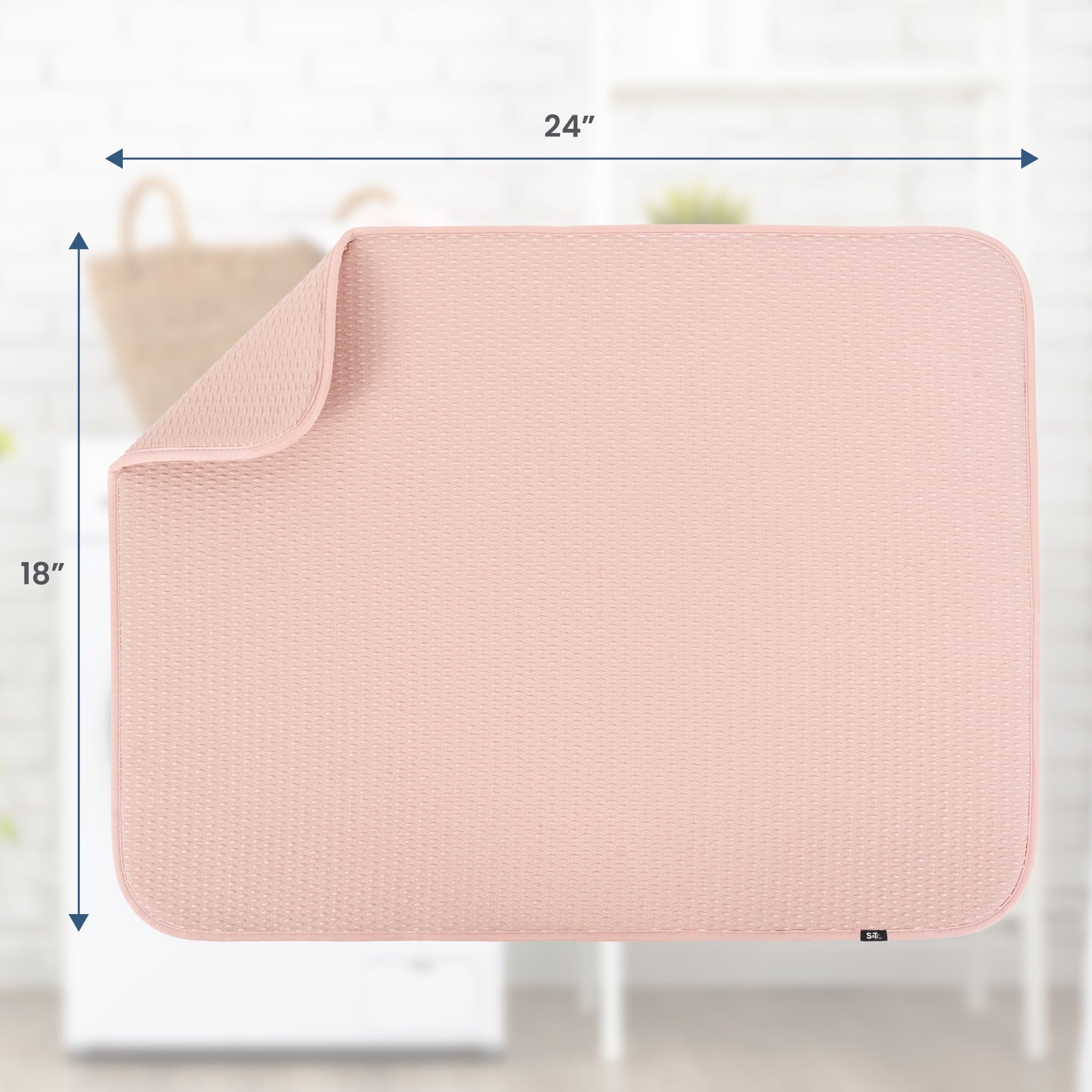 XL diamond dish drying mat