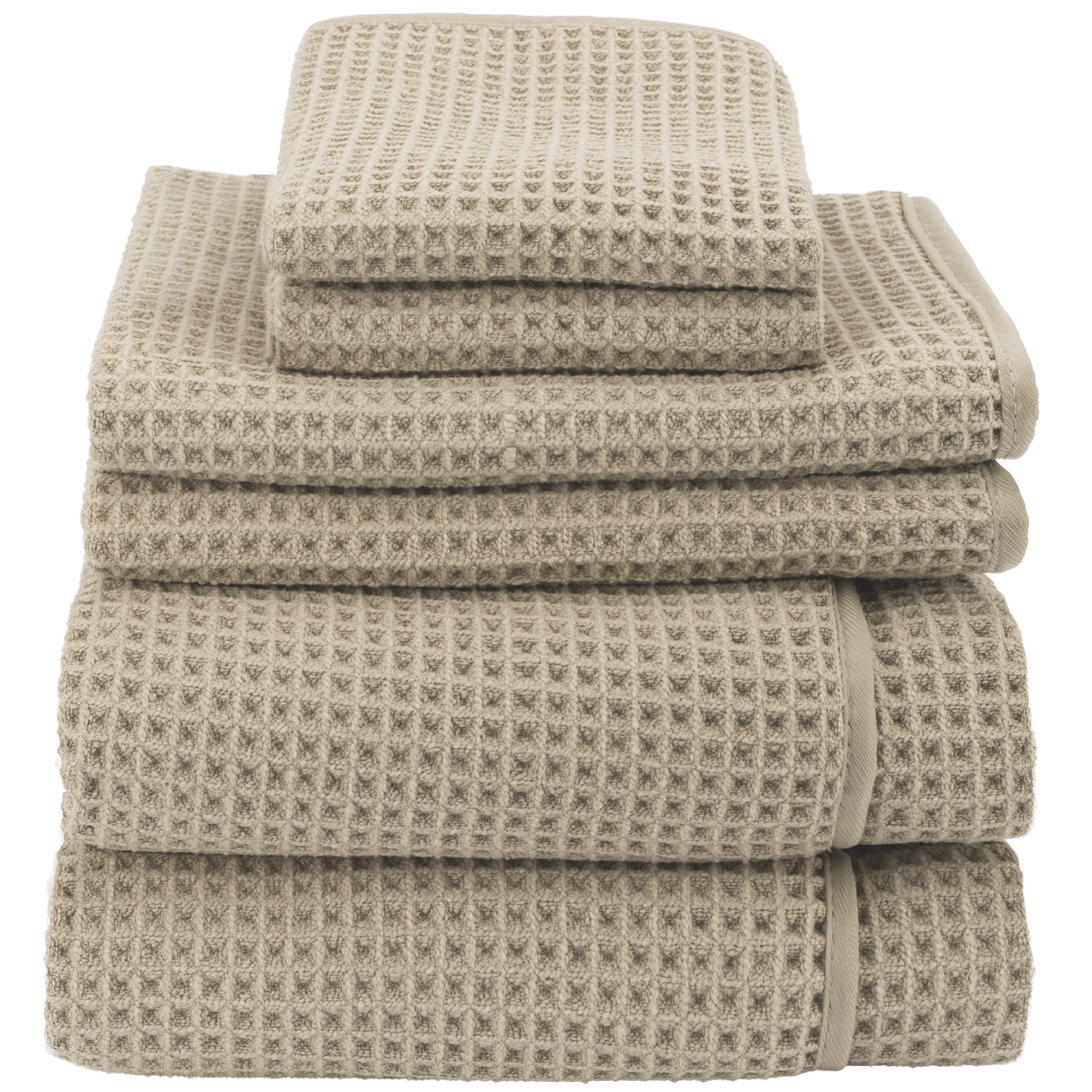 waffle bath towel set