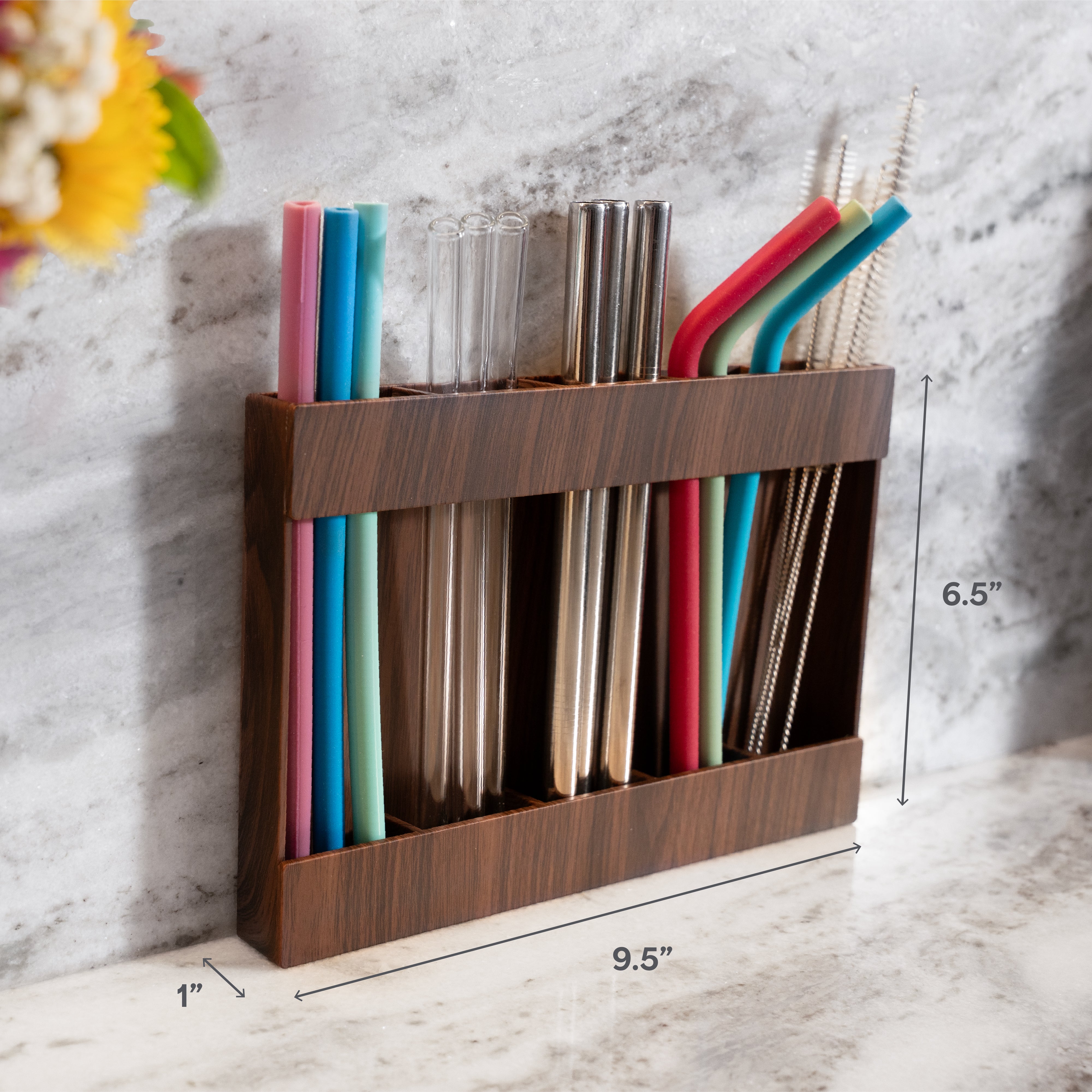 straw organizer & holder