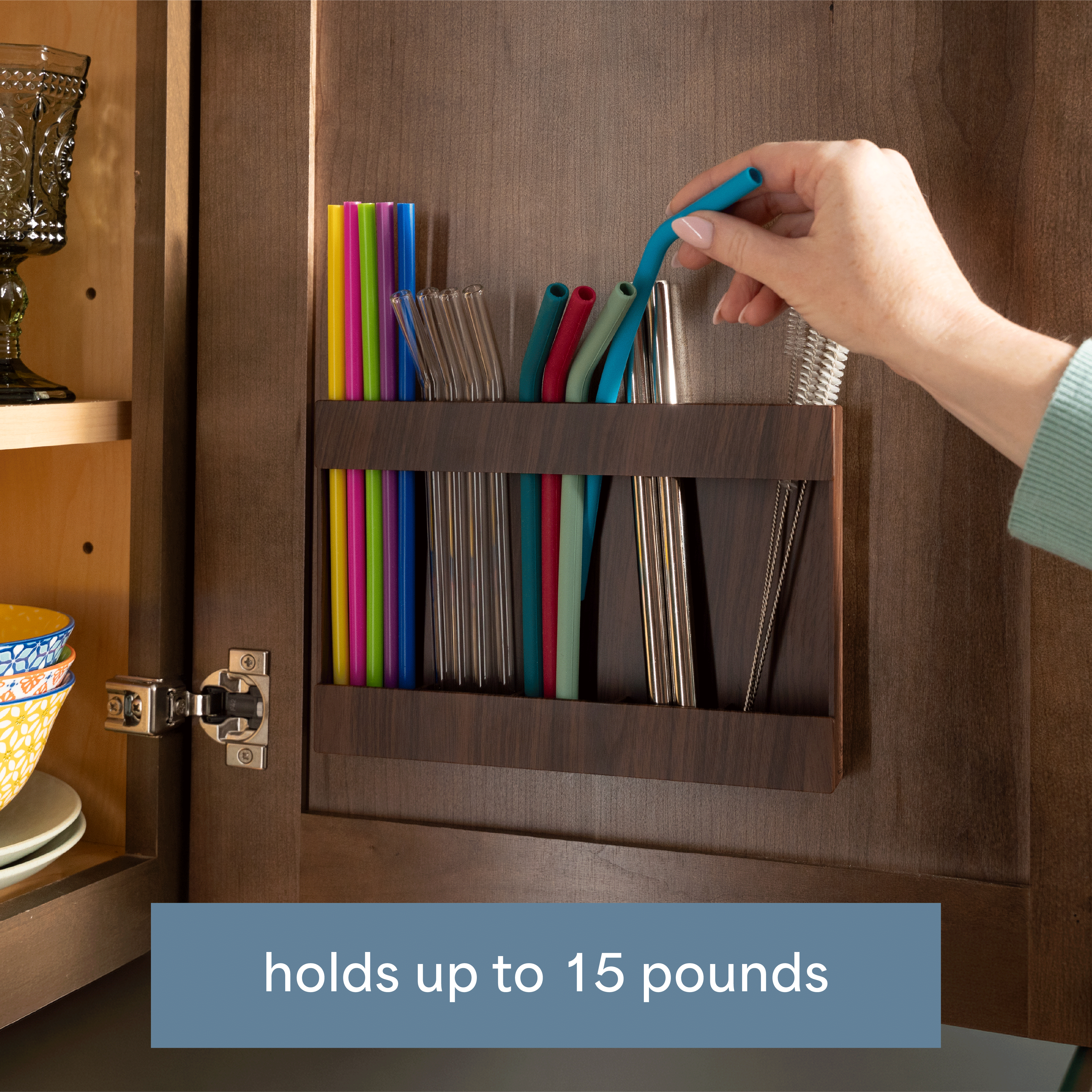 straw organizer & holder