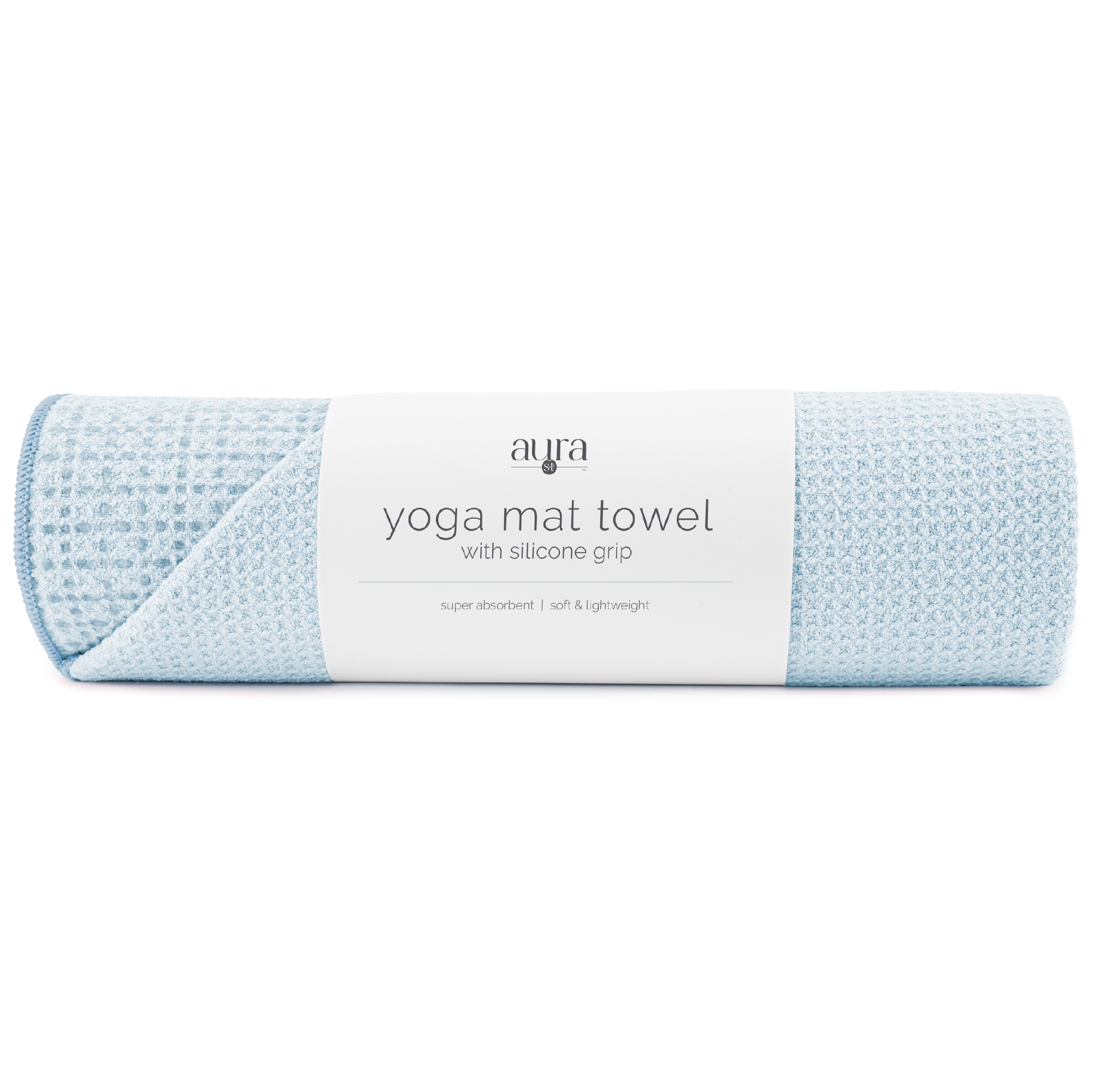 yoga mat towel with silicone grip