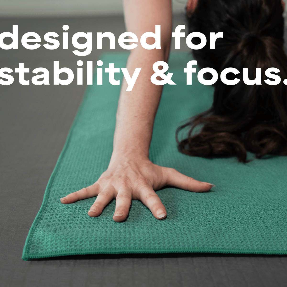 yoga mat towel with silicone grip