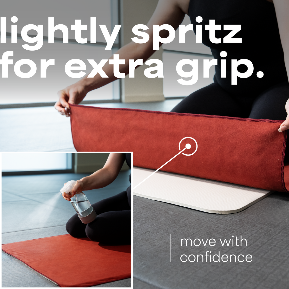 yoga mat towels