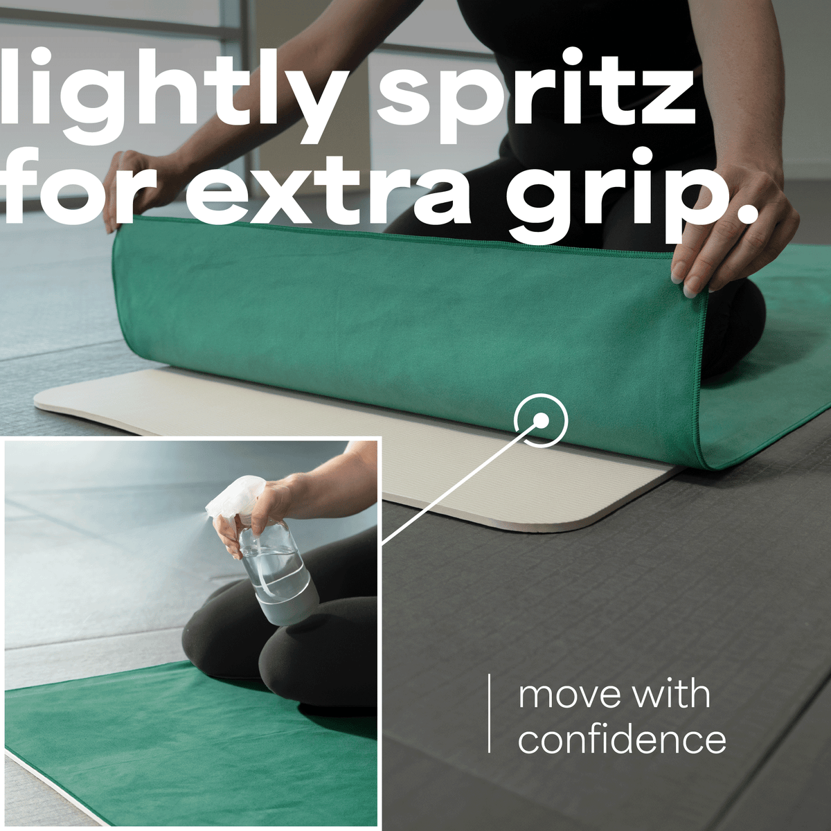 yoga mat towels