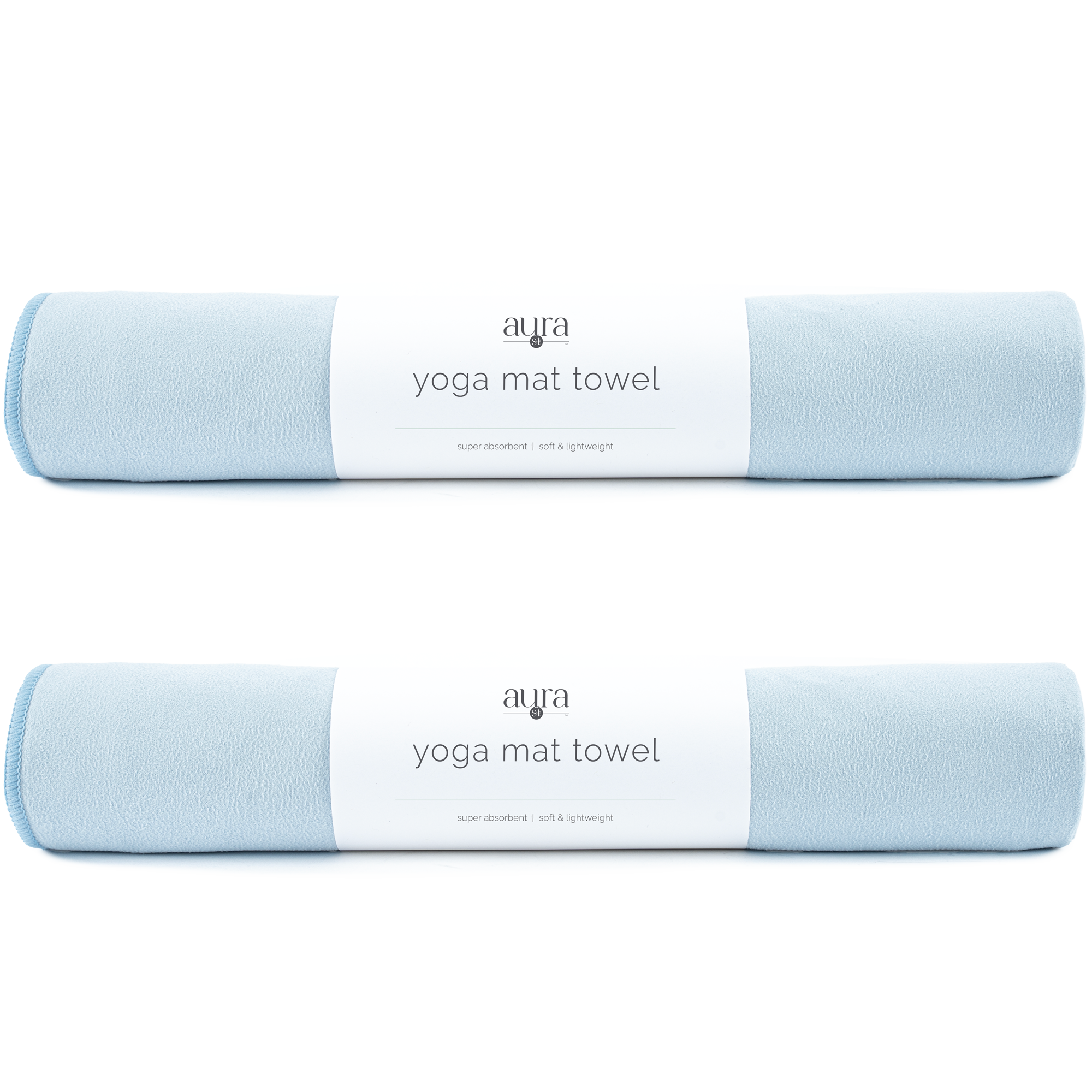 yoga mat towels 2 pack