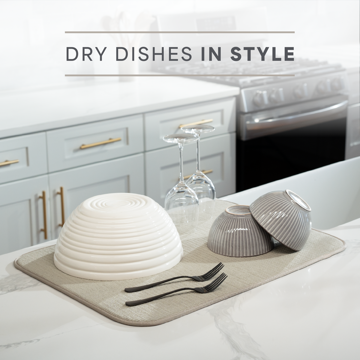 XL honeycomb dish drying mat