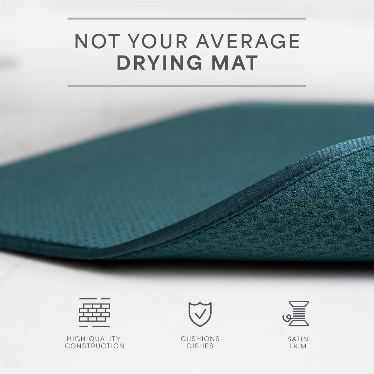 honeycomb dish drying mat