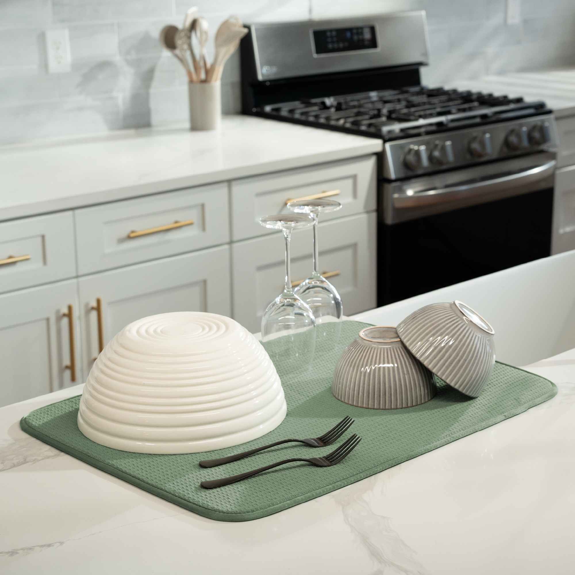 XL honeycomb dish drying mat