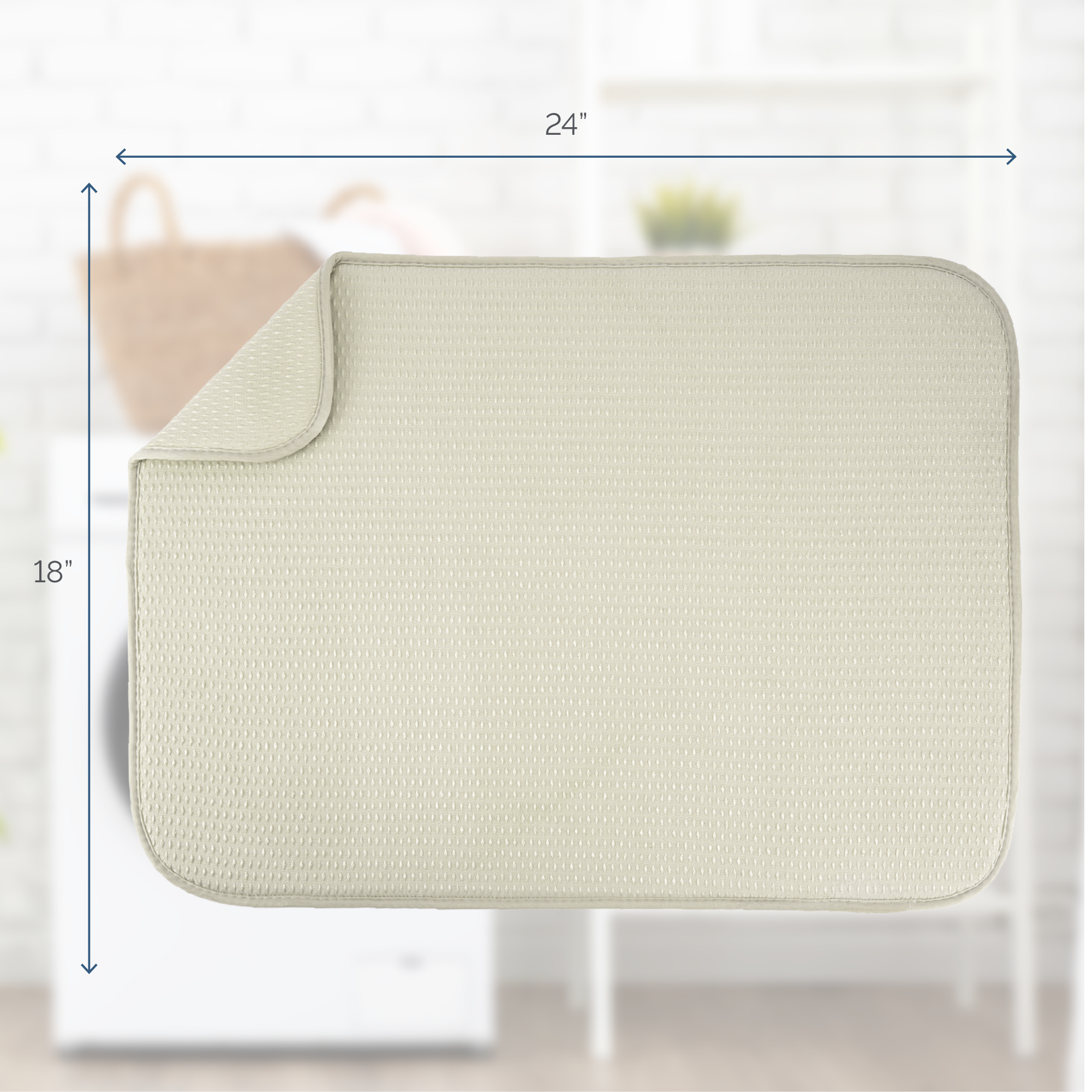 XL diamond dish drying mat