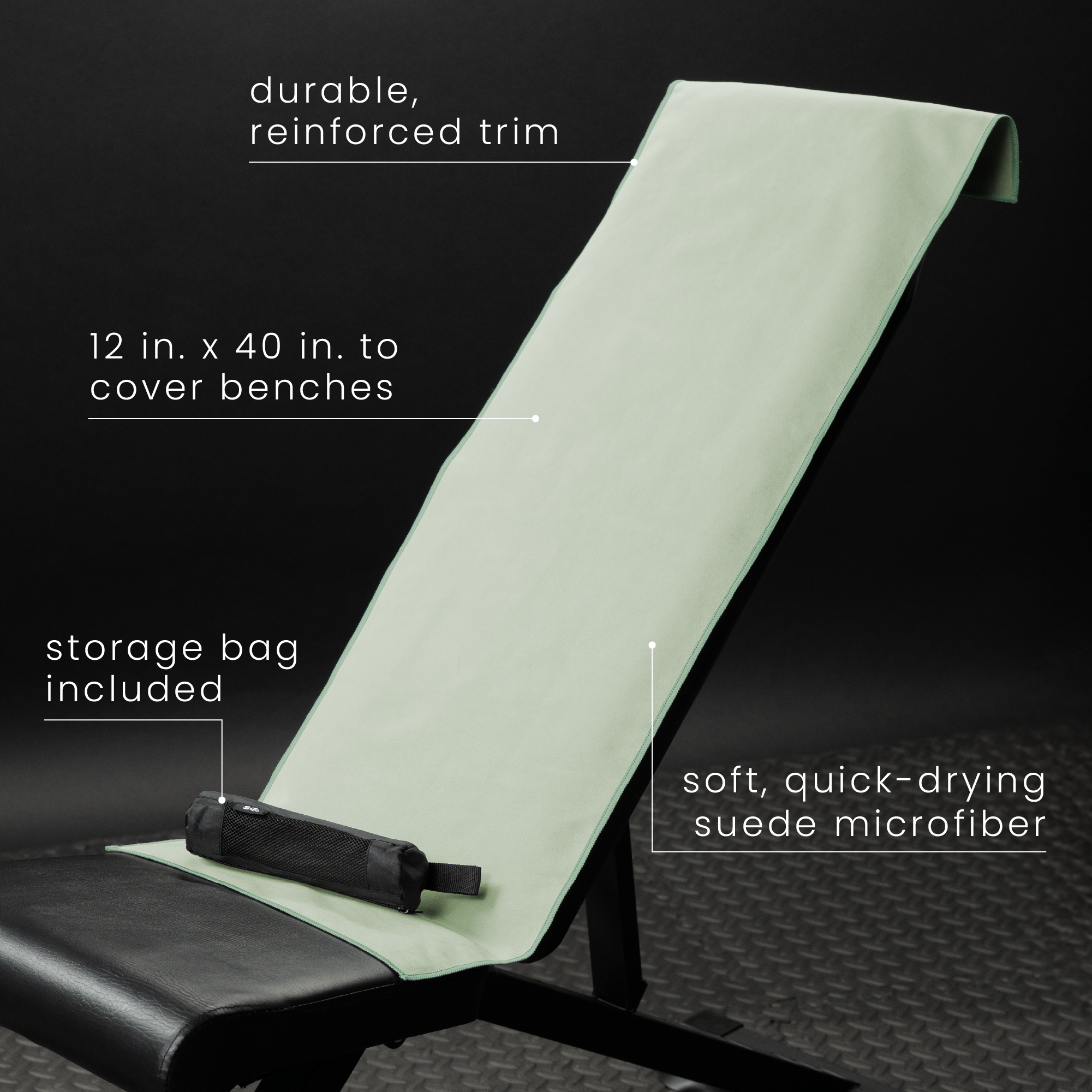 suede microfiber exercise towels