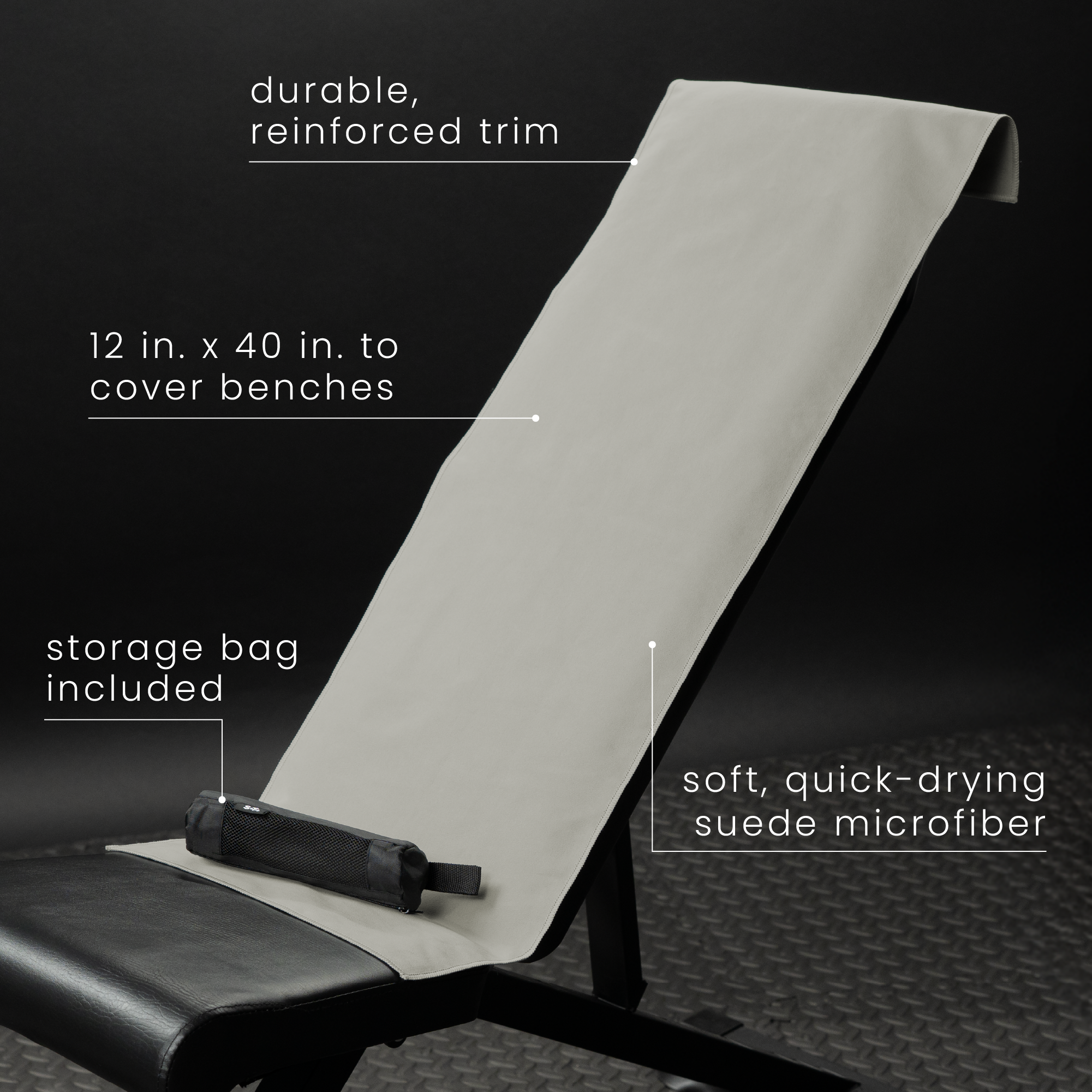 suede microfiber exercise towels