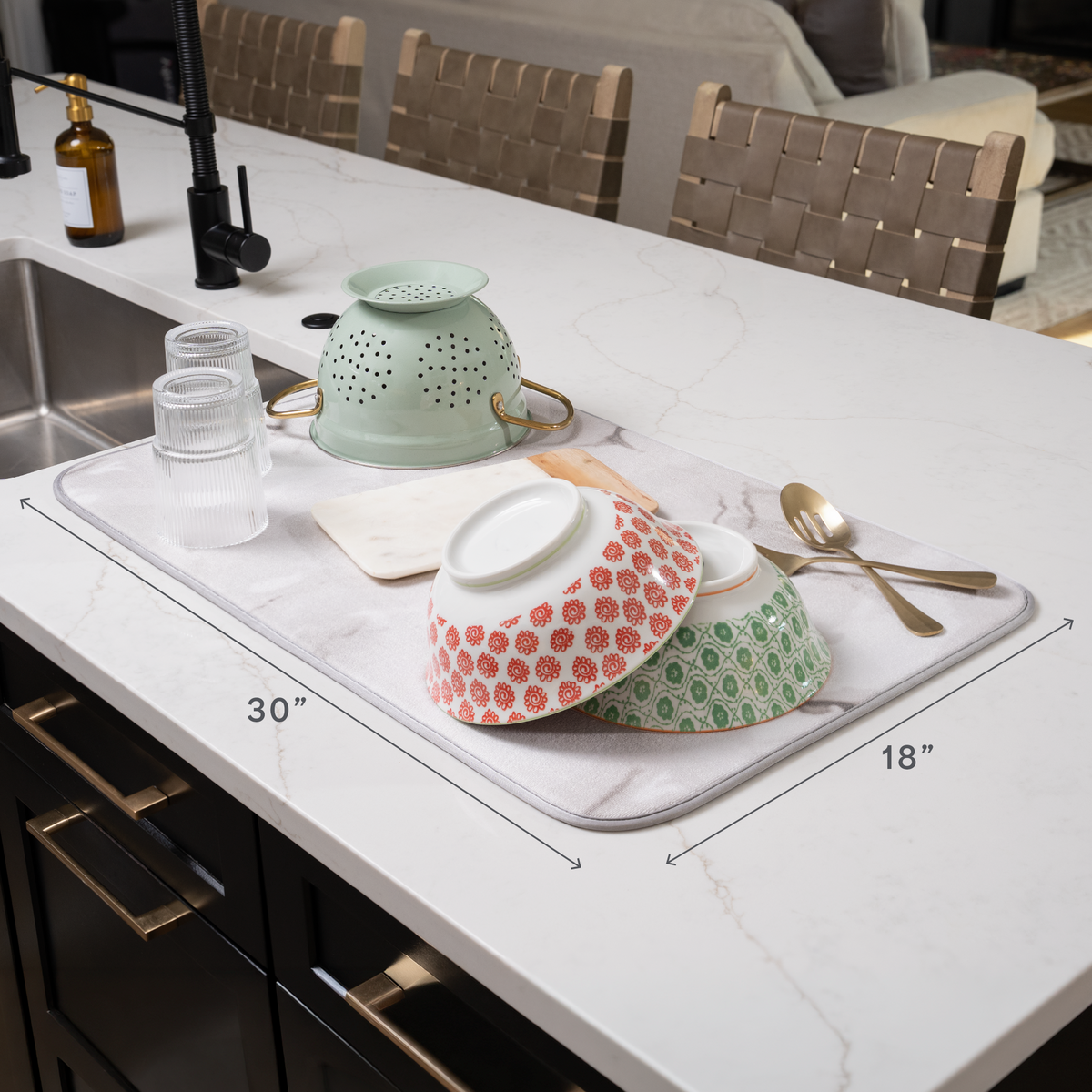 jumbo honeycomb dish drying mat