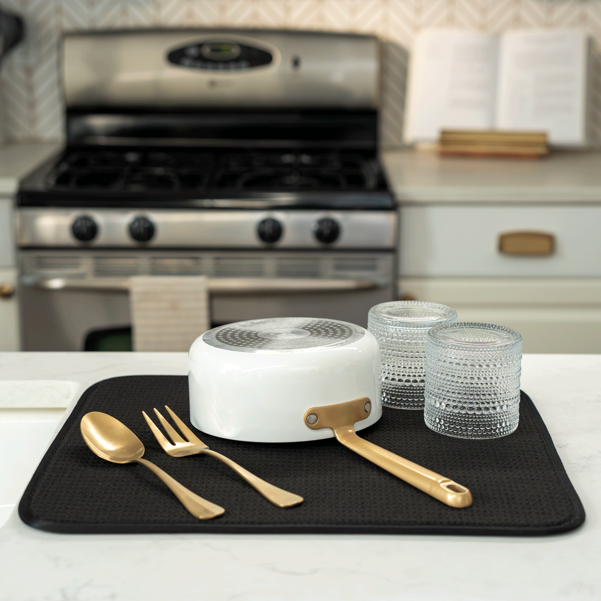 honeycomb dish drying mat