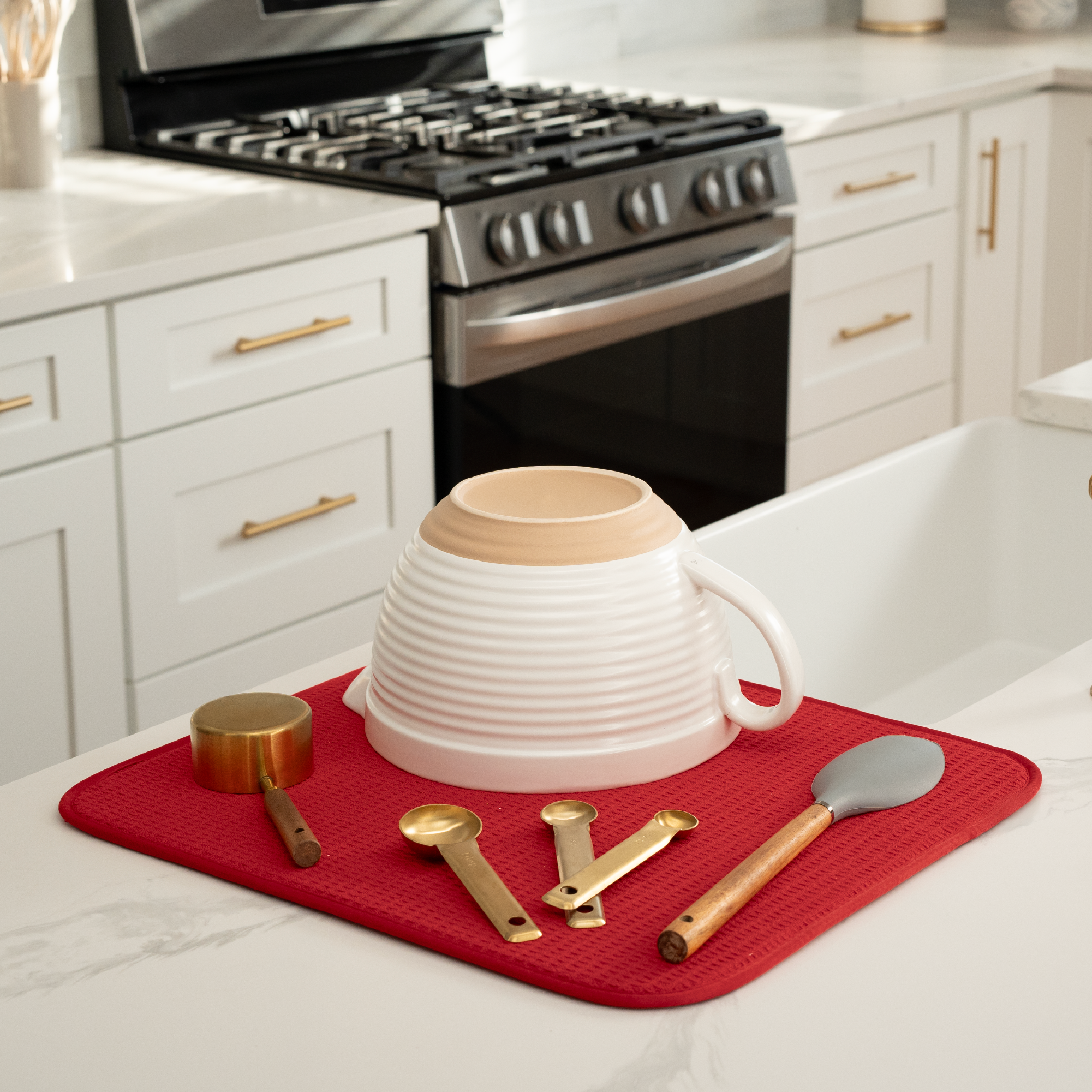 honeycomb dish drying mat
