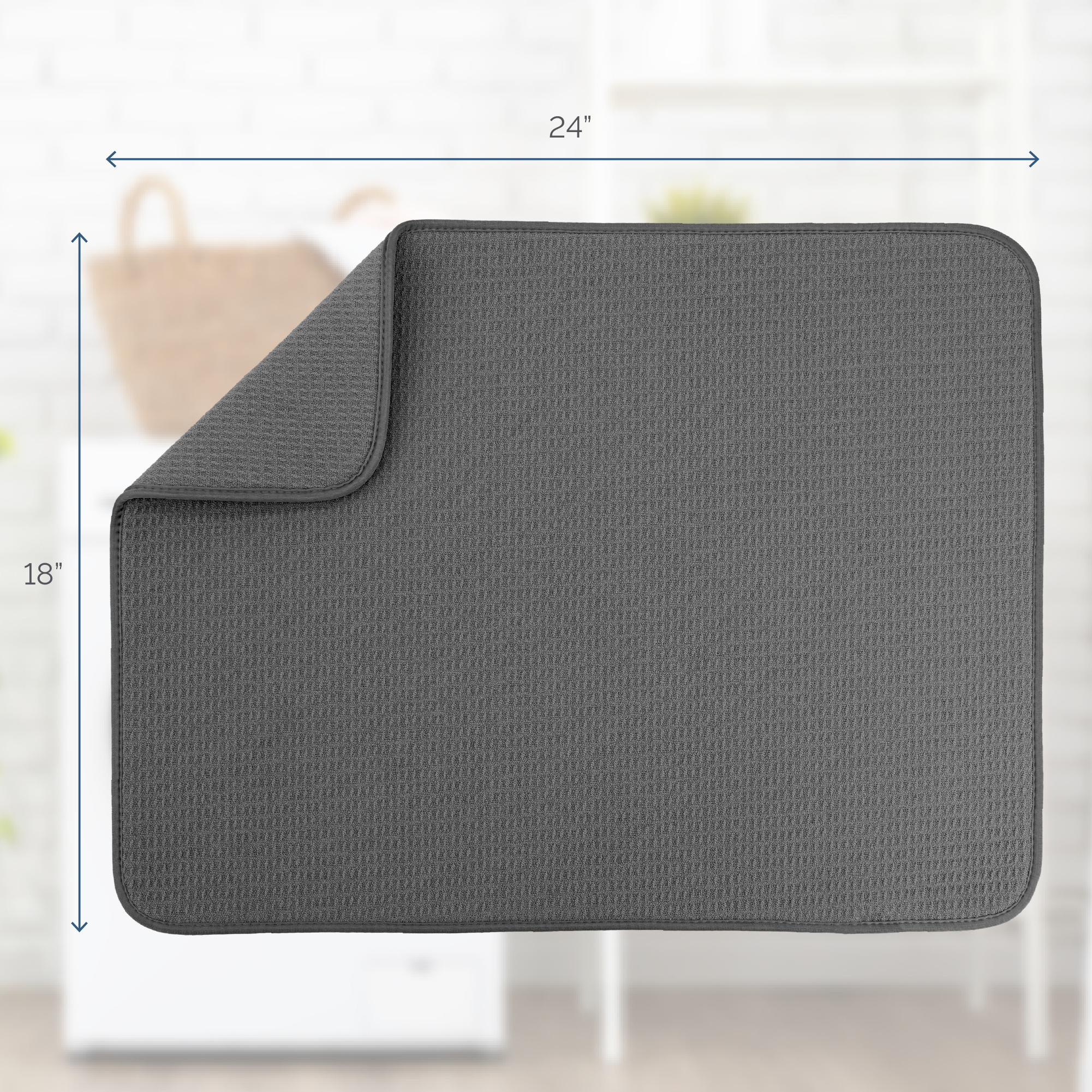 XL honeycomb dish drying mat