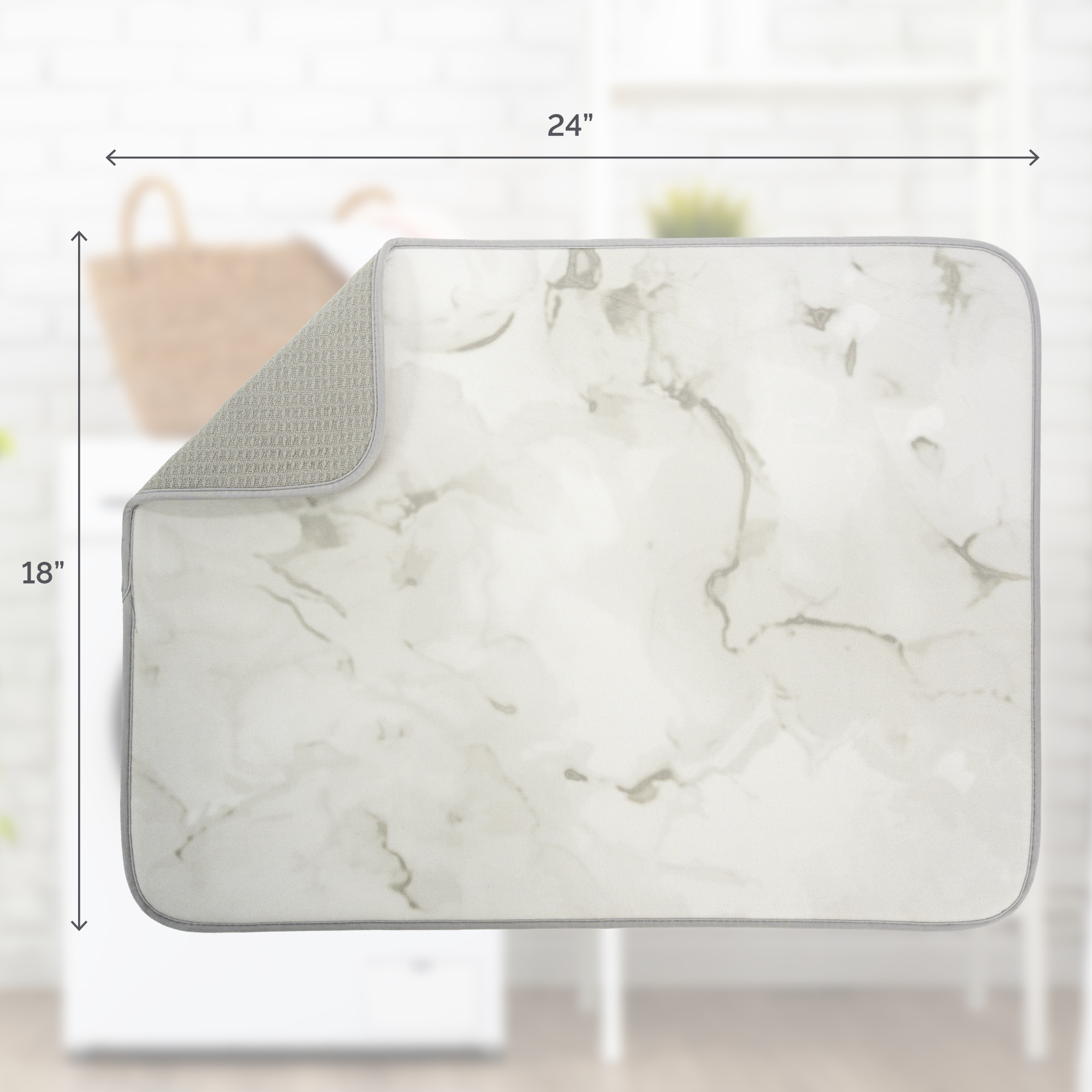 XL honeycomb dish drying mat