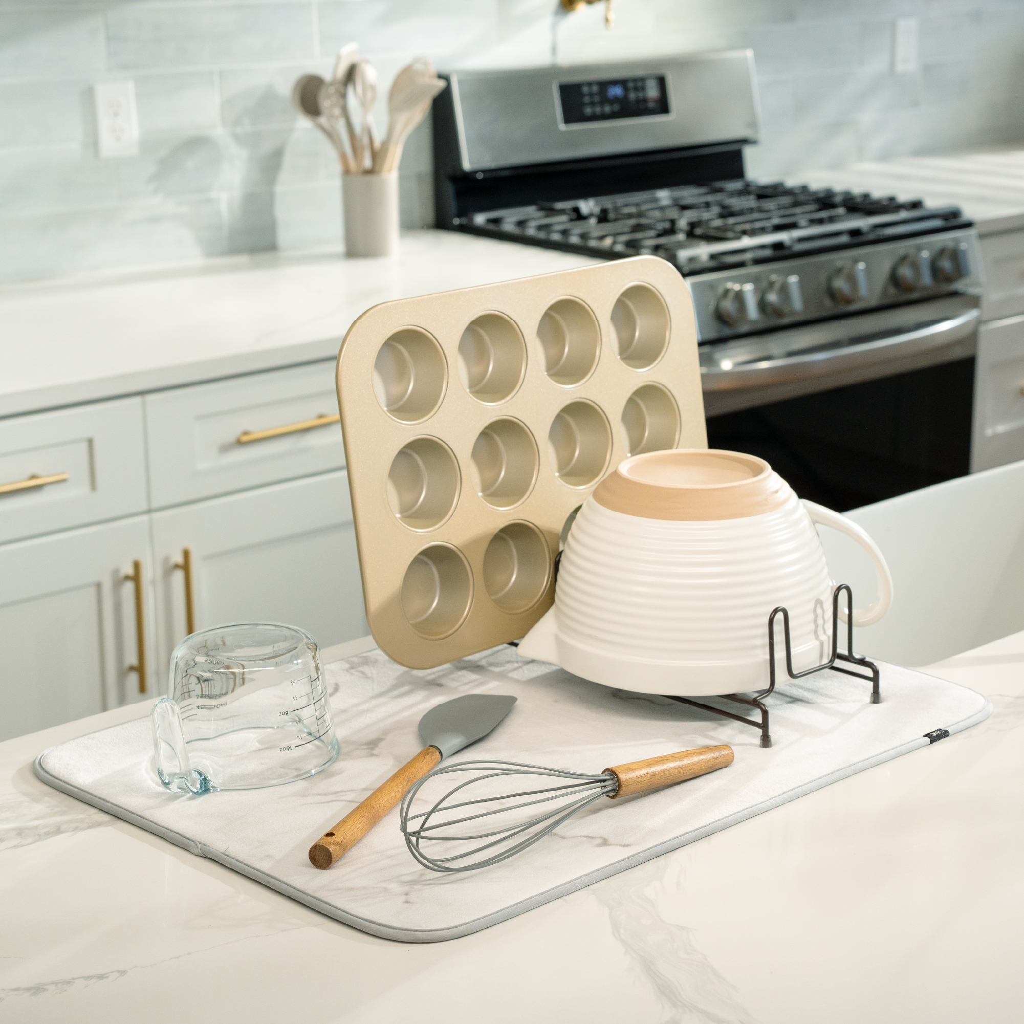 XL honeycomb dish drying mat