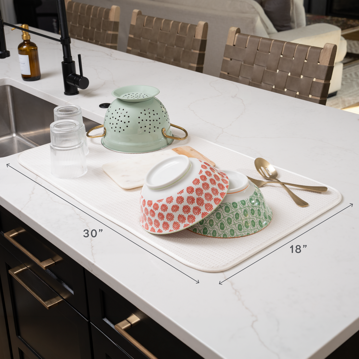 jumbo honeycomb dish drying mat
