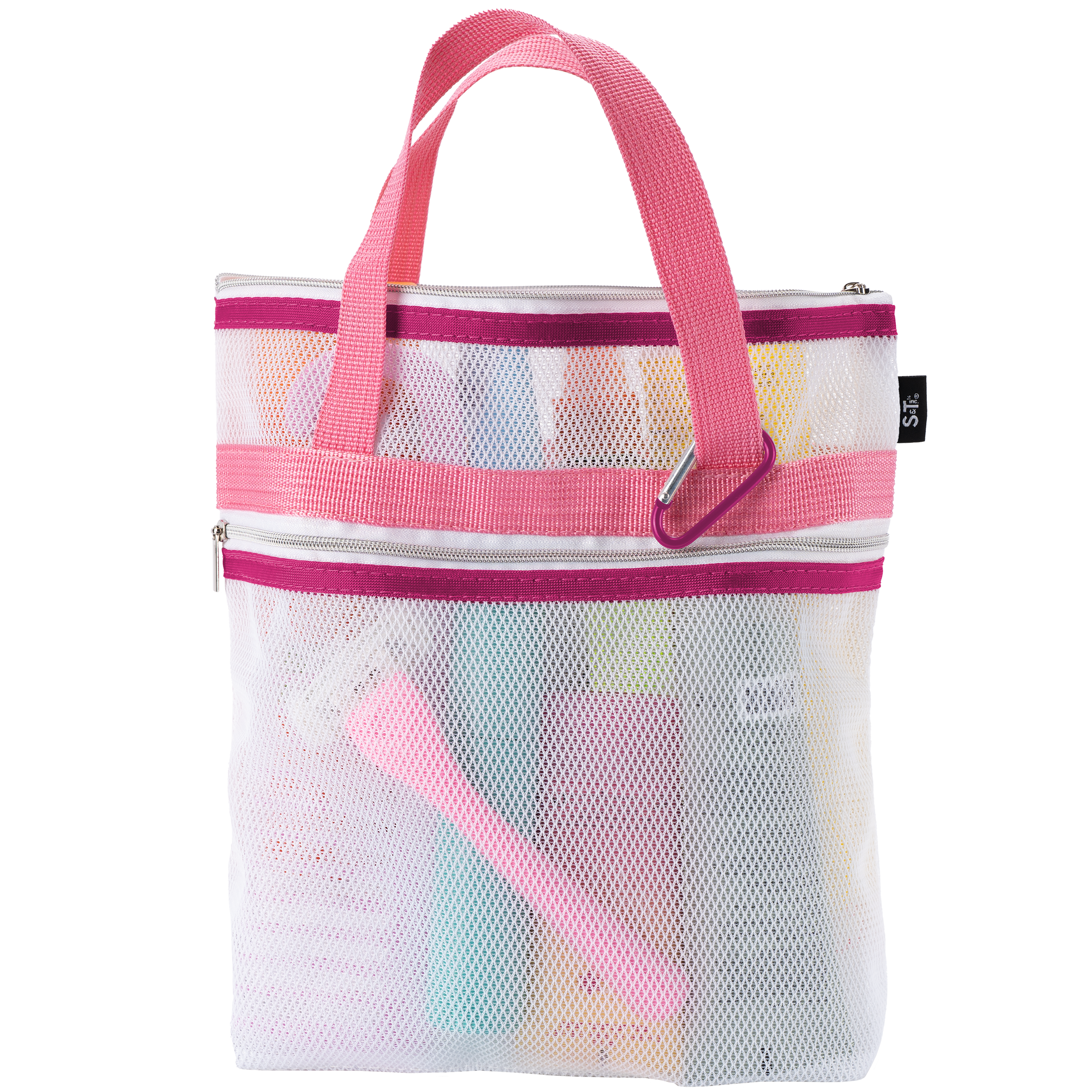 mesh shower tote
