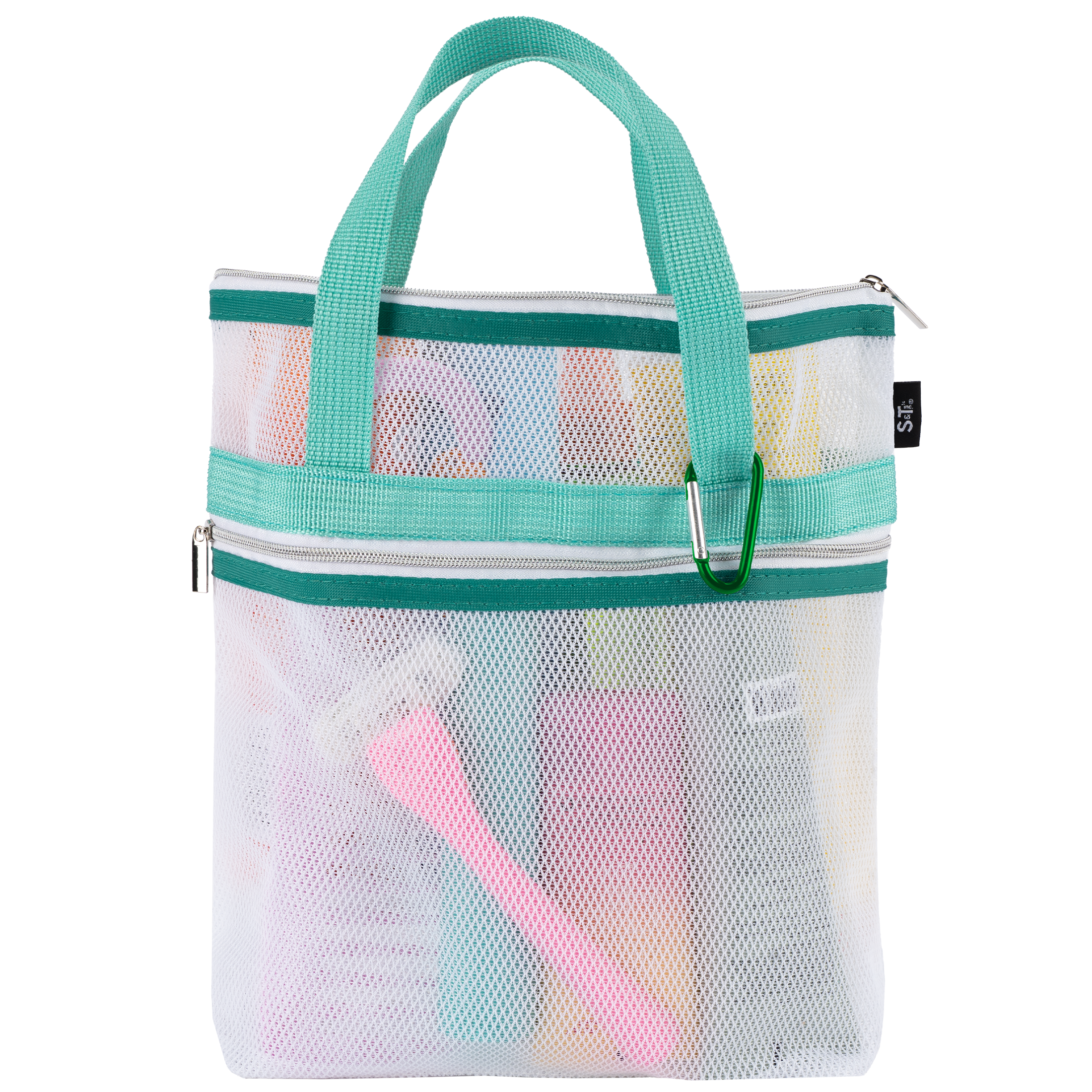 mesh shower tote