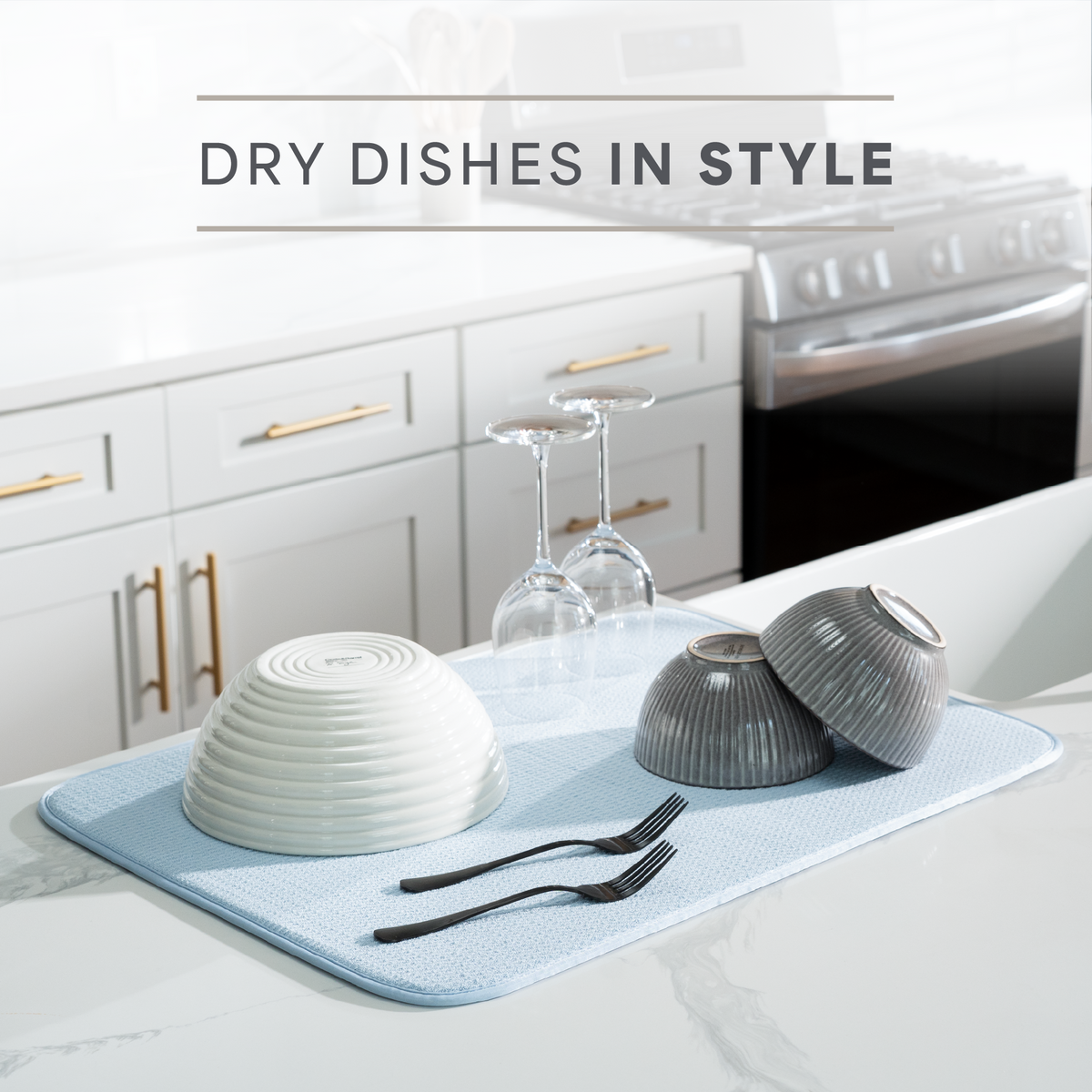 XL honeycomb dish drying mat