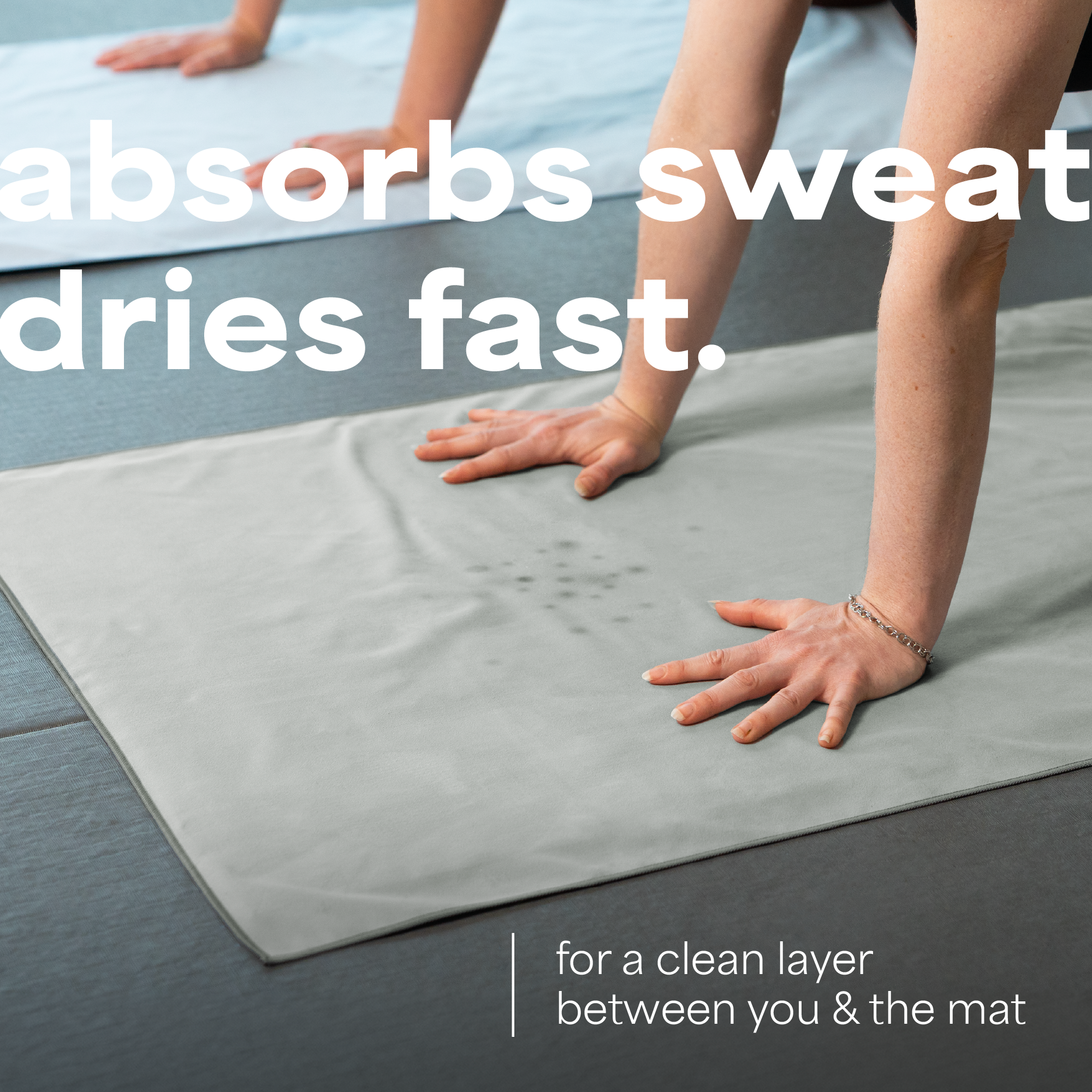 yoga mat towels 2 pack