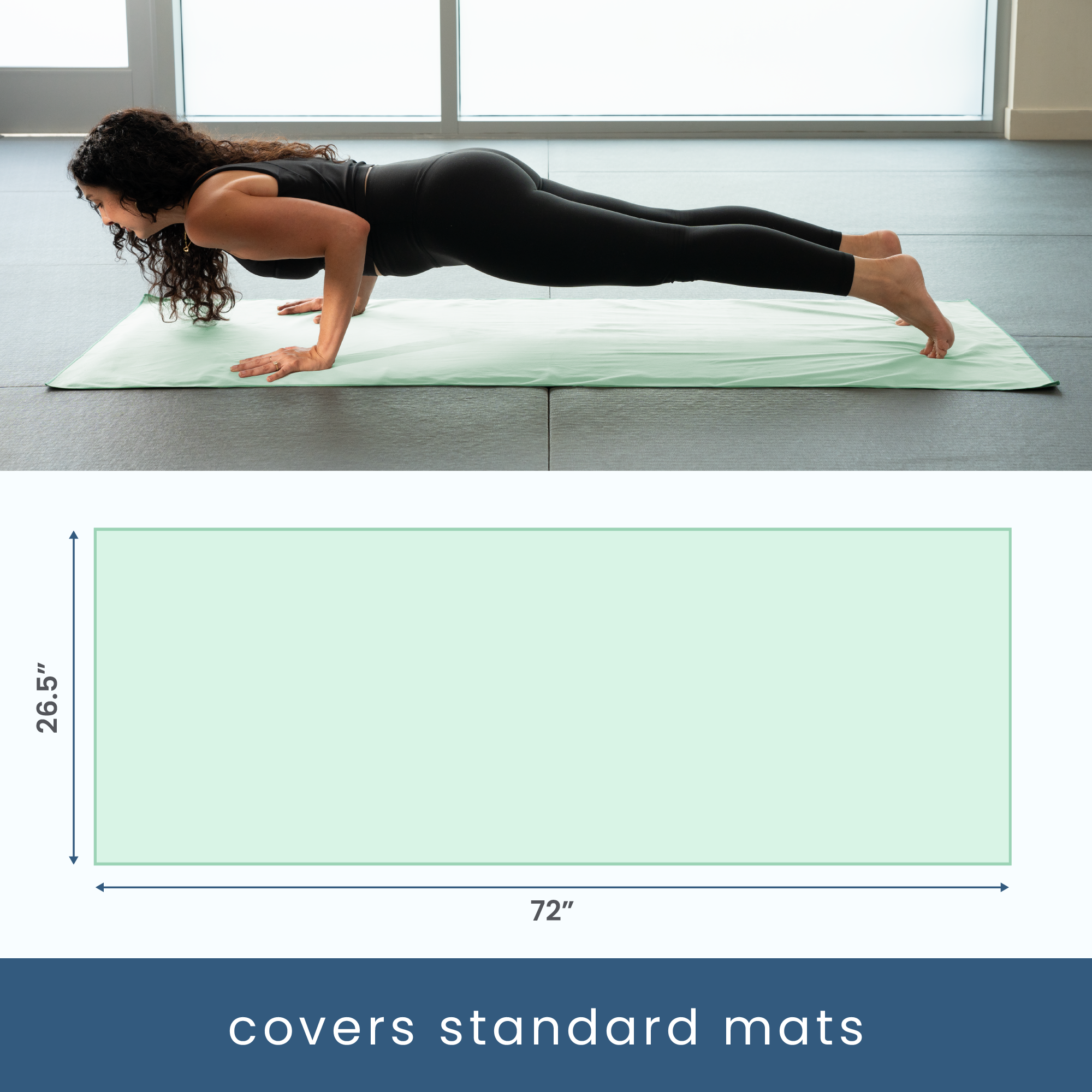 suede microfiber yoga mat towels