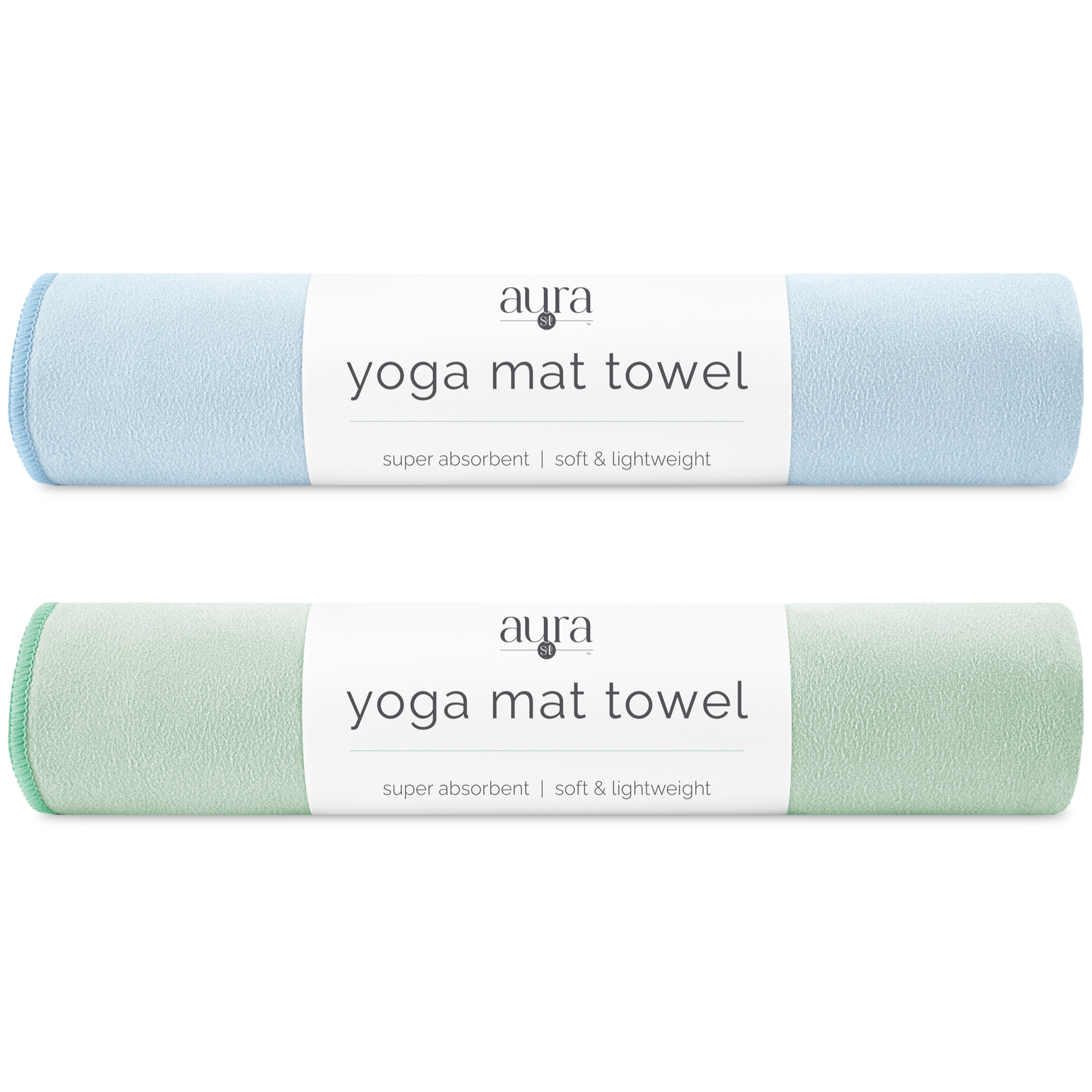 yoga mat towels 2 pack